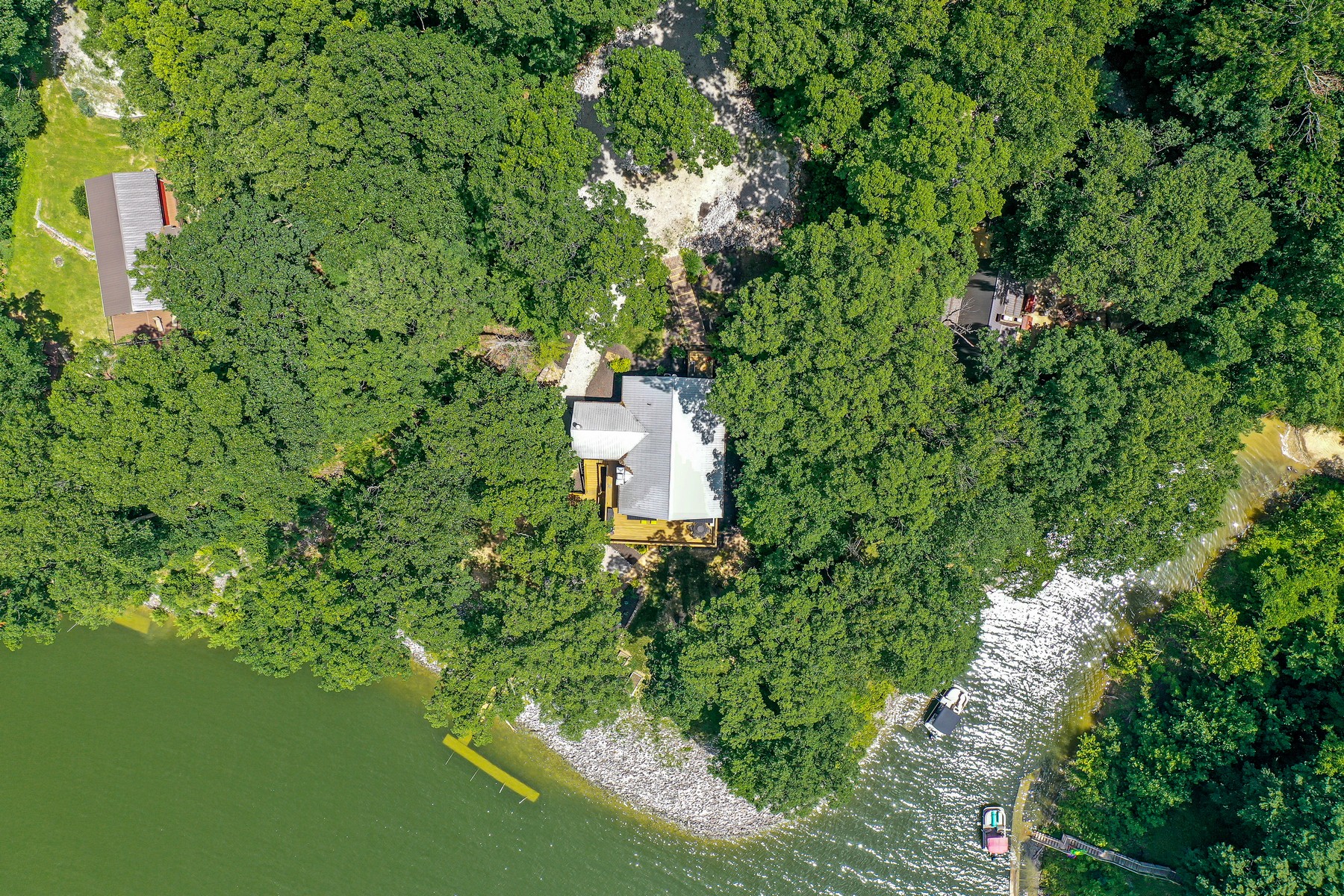  Extraordinary Custom Retreat Located on a Private Peninsula off Racoon Lake - 物件實景