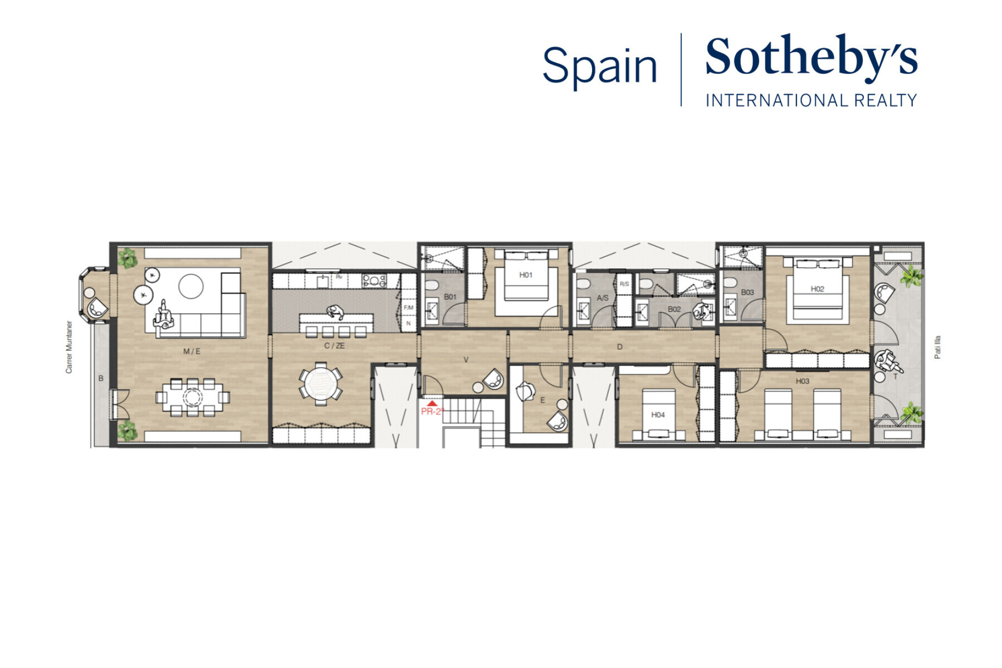  Elegant refurbished 5 bedroom apartment with terrace in Galvany - 物件實景