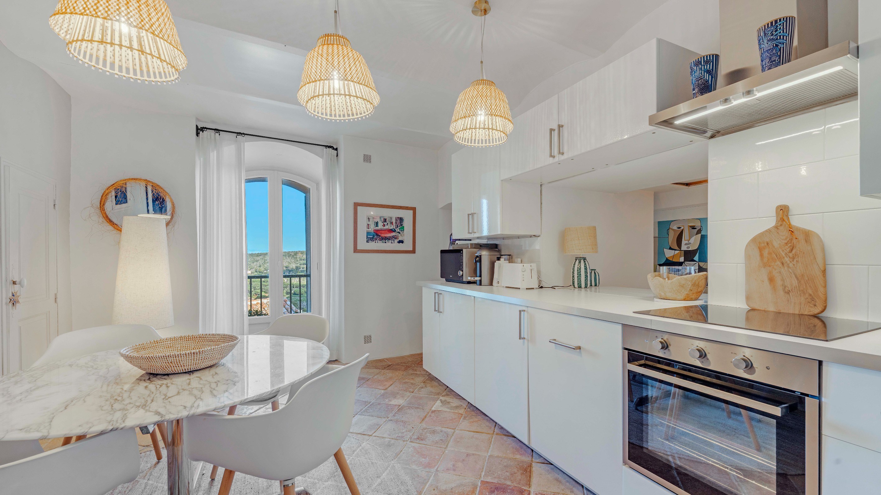  Sole Agent - Renovated village house with terrace and sea view in Ramatuelle - 物件實景