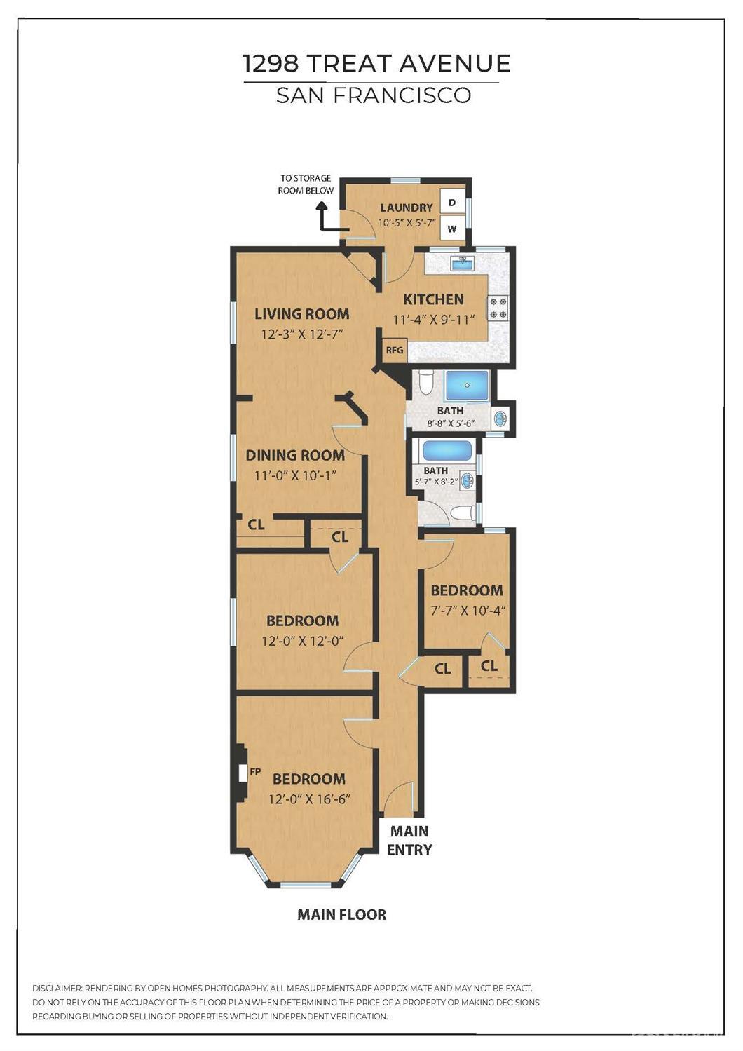 San Francisco, California, 94110, United States, 3 Bedrooms Bedrooms, ,2 BathroomsBathrooms,Residential,For Sale,1744425