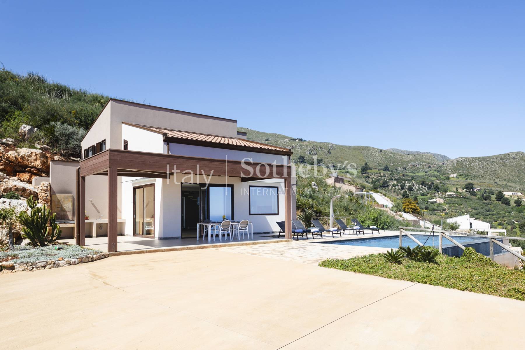  Extraordinary villa with views over the Gulf of Scopello - 物件實景