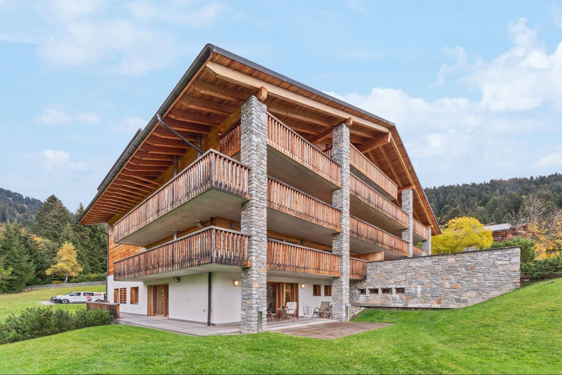  Villars, luxurious 6 pcs contemporary, garden, 2 parkings, ski in/ski out - 物件實景