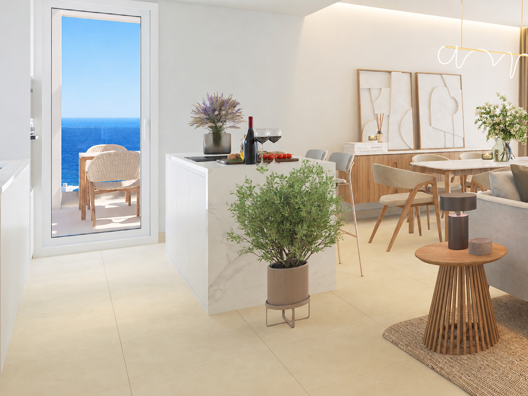  Contemporary Penthouse with Panoramic Sea Views in La Cala de Mijas - 物件實景