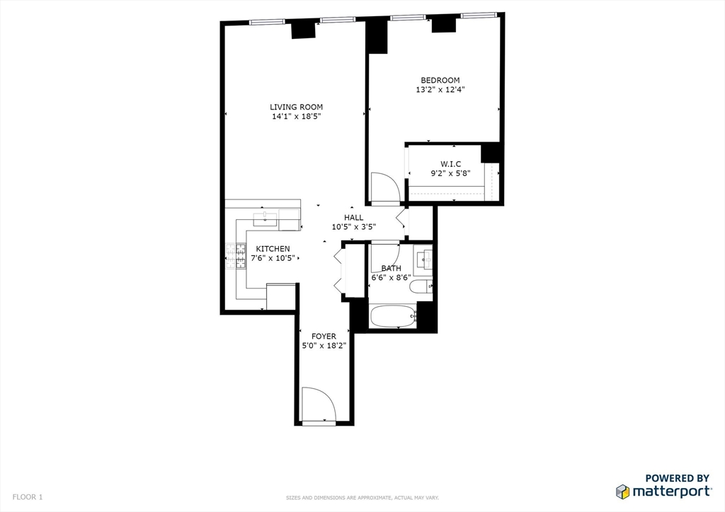 Boston, Massachusetts, 02110, United States, 1 Bedroom Bedrooms, ,1 BathroomBathrooms,Residential,For Sale,1994249