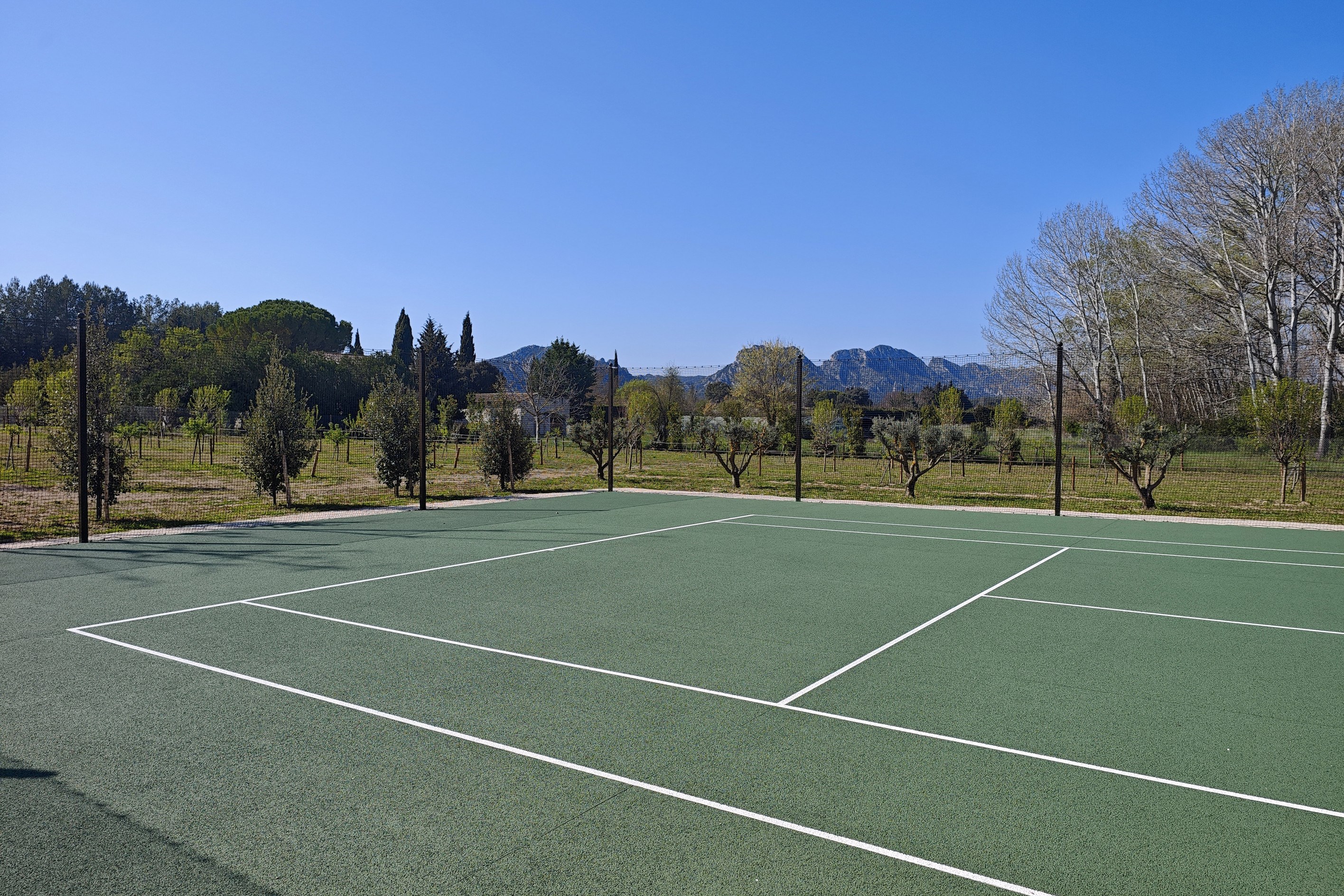 Renovated stone farmhouse with stunning views of the Alpilles, tennis court and… - 物件實景