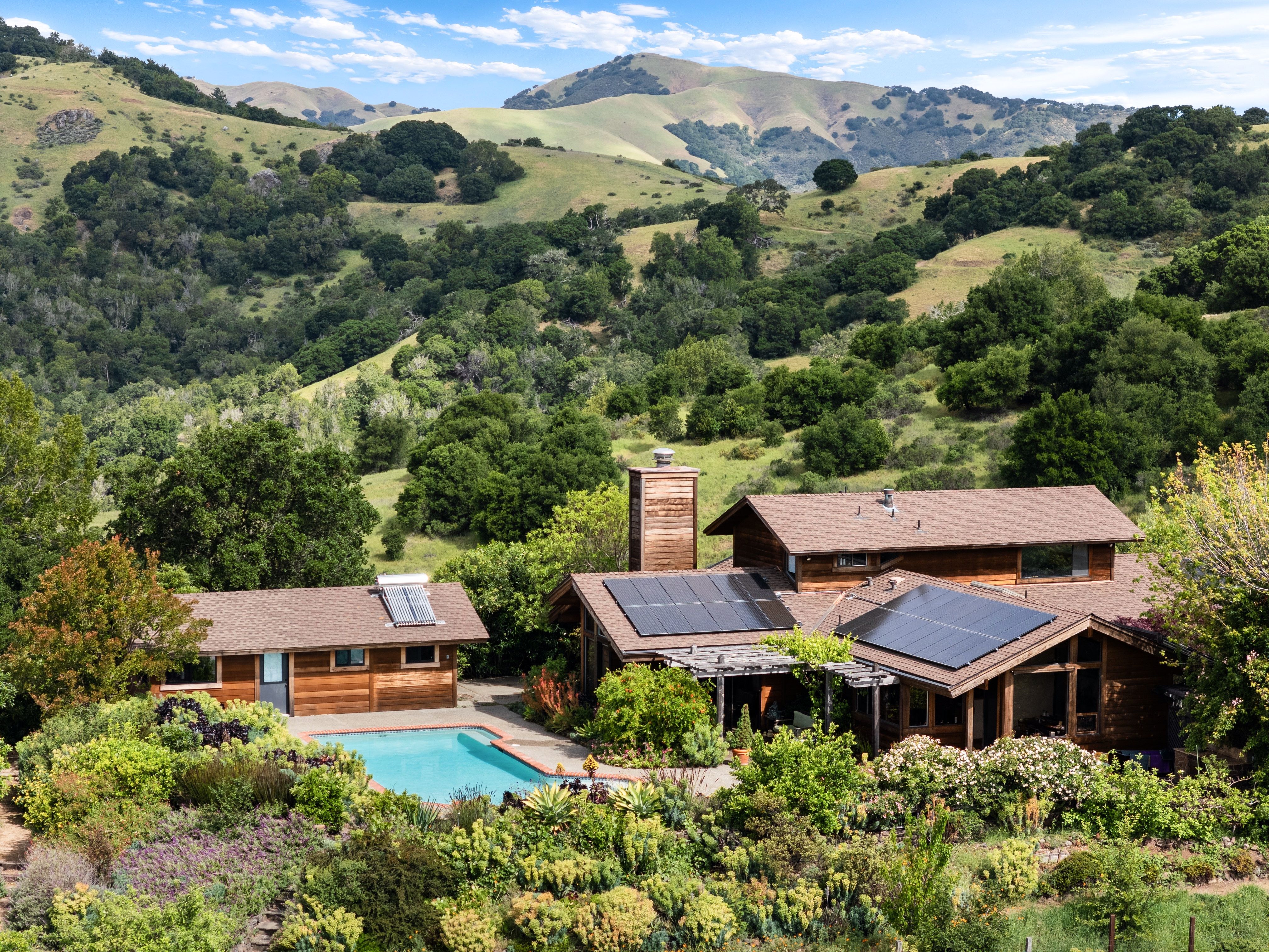  Secluded San Anselmo Estate With 270 Degree Panoramic Views On Almost Four Acres - 物件實景