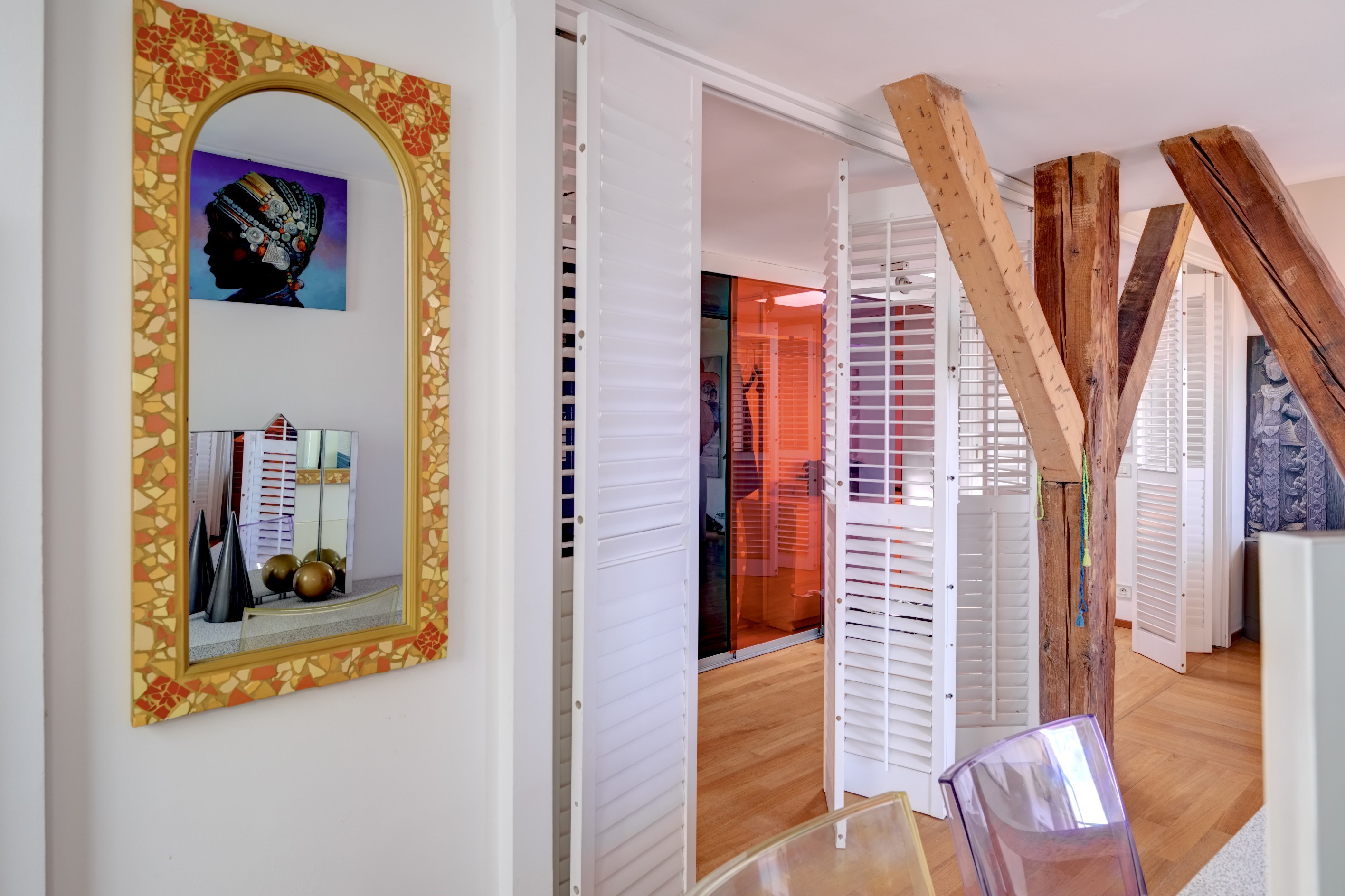  La Croix des Gardes: Penthouse with panoramic sea views and terraces in a histo… - 物件實景