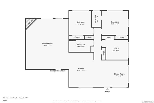 San Diego, California, 92117, United States, 3 Bedrooms Bedrooms, ,2 BathroomsBathrooms,Residential,For Sale,1987339