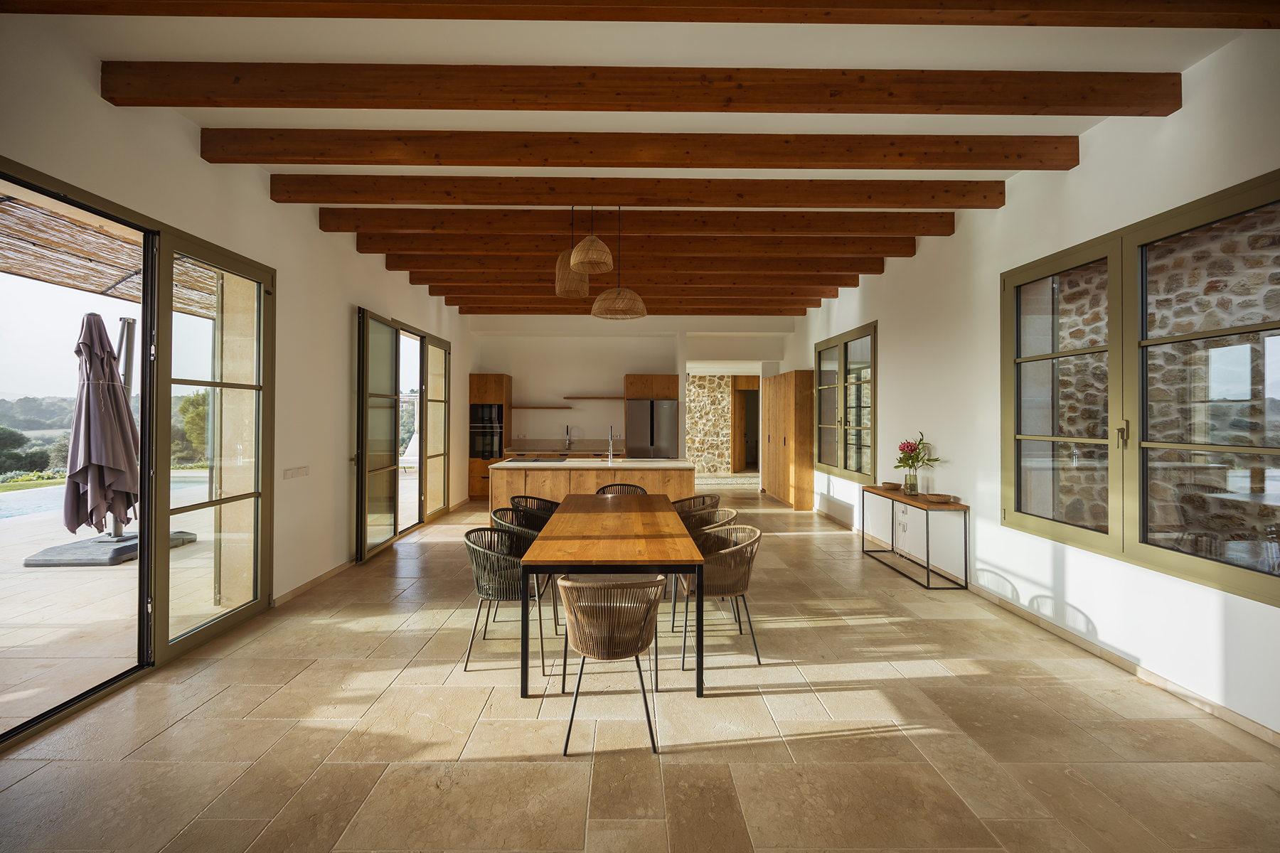  Contemporary country house with pool in Son Mora Negri near Porreres - 物件實景