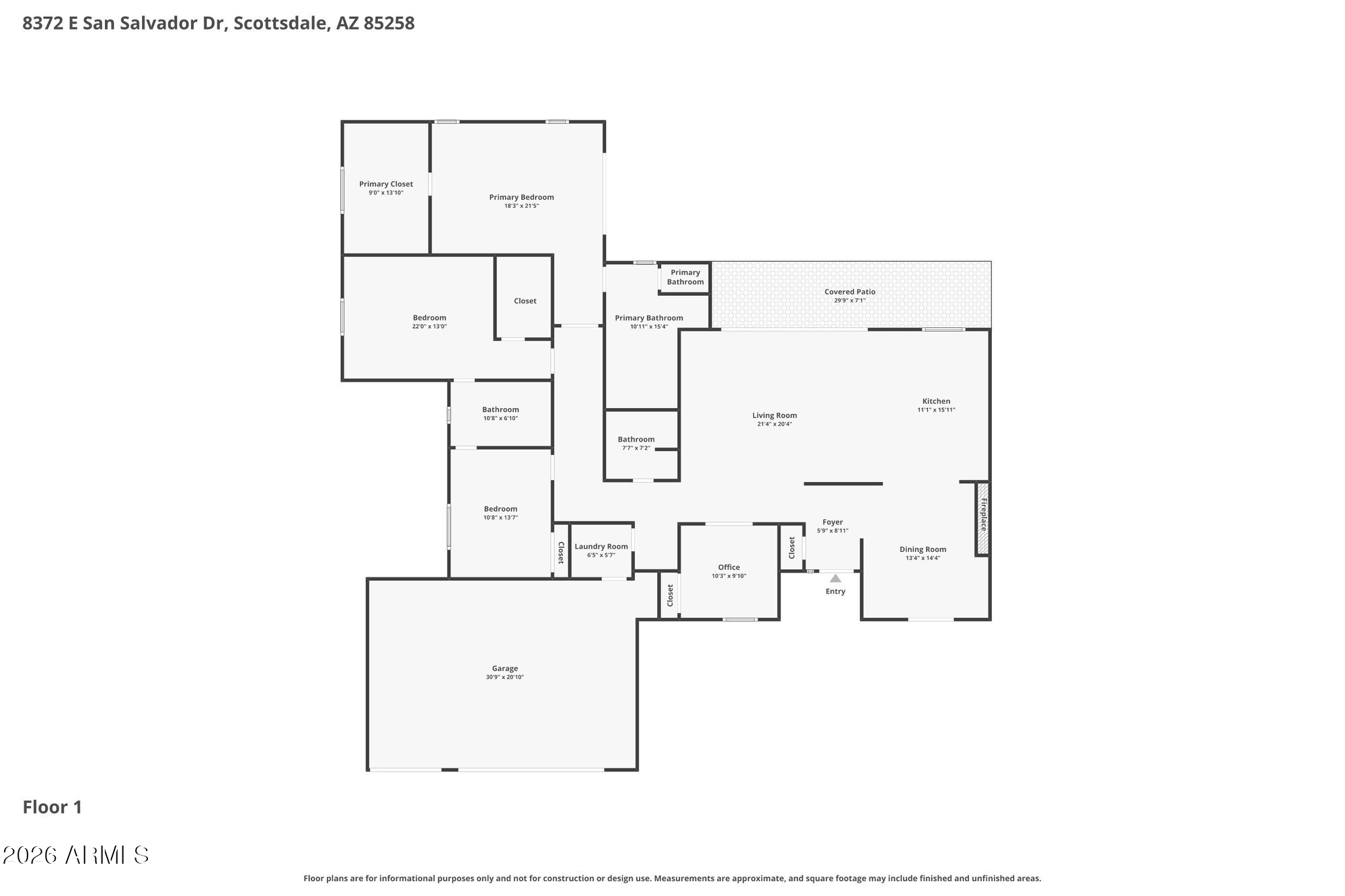  8372 E San Salvador Drive¦Scottsdale, AZ - 物件實景
