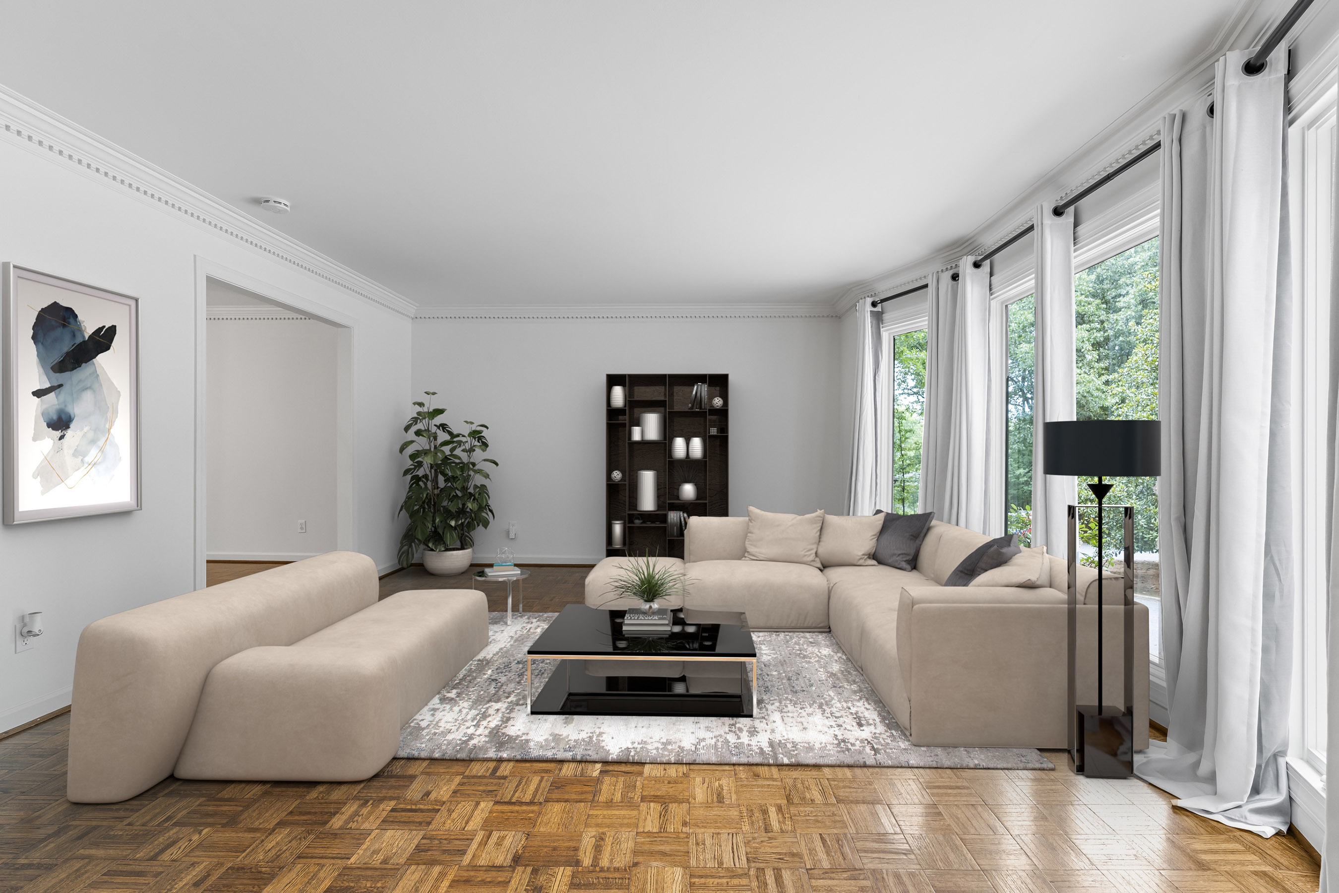  A Perfect Blend: Modern Updates in a Traditional Woodland Forest Home - 物件實景