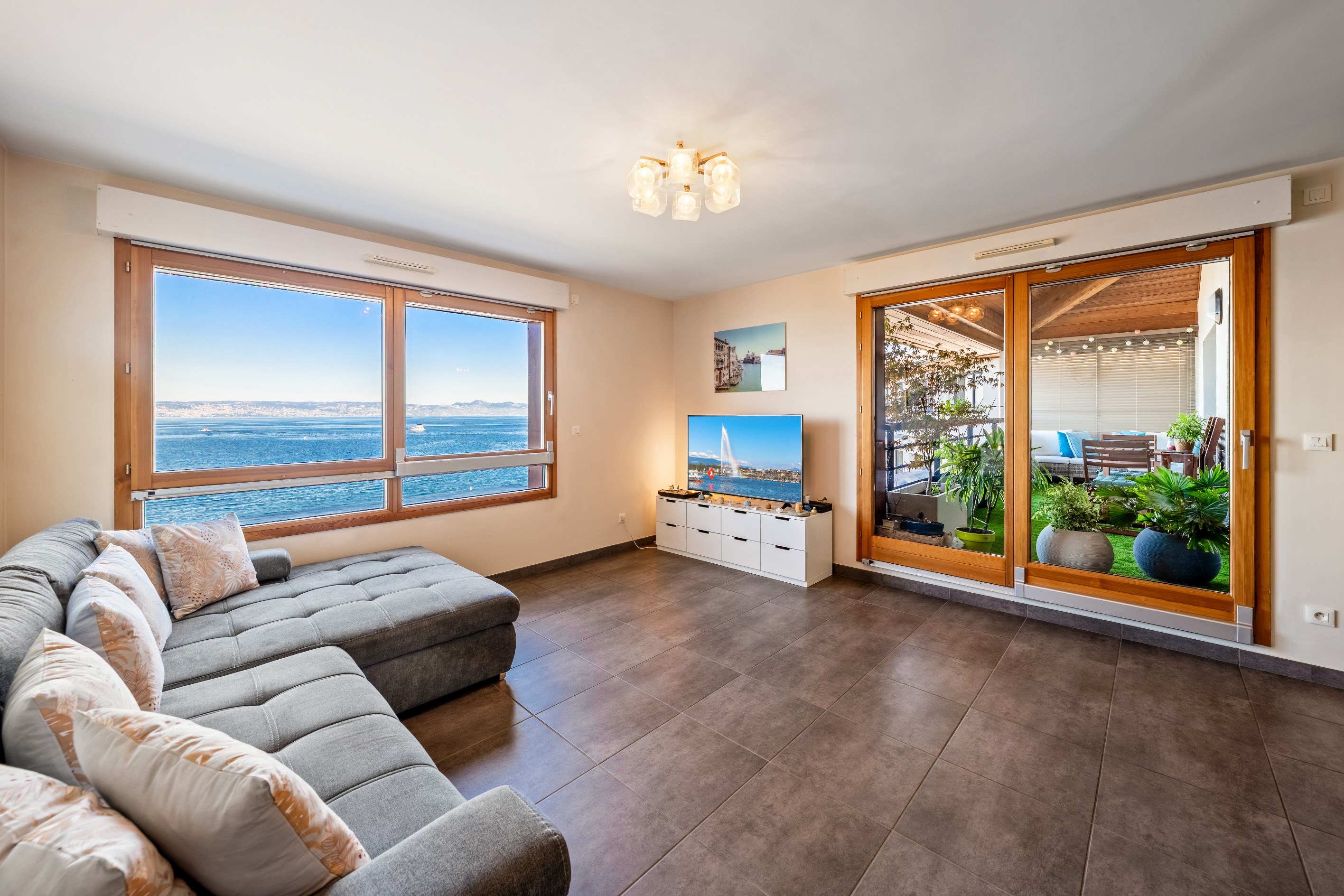  AMPHION LES BAINS, Rare 4-room waterfront apartment - 物件實景