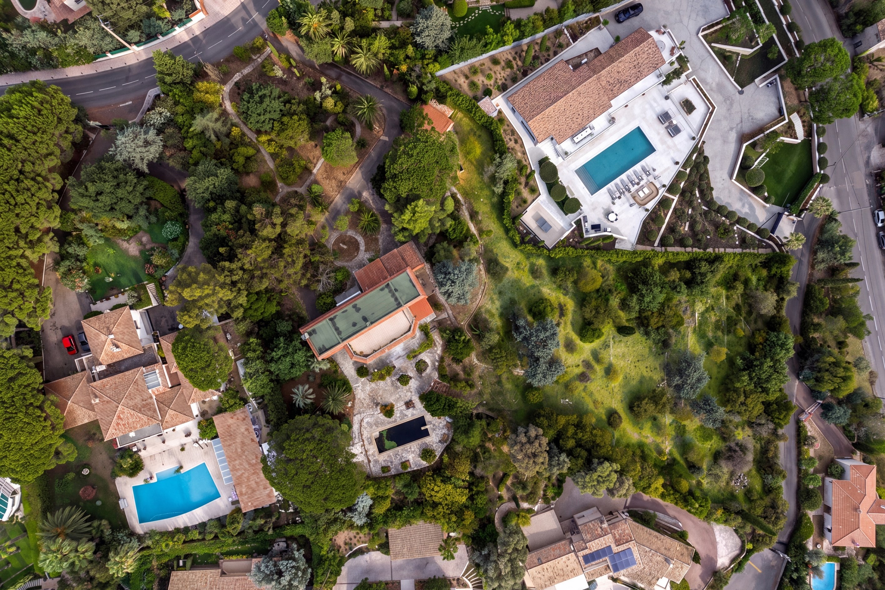  Super Cannes, 6,071 sqm of land with cleared permit for two contemporary sea vi… - 物件實景