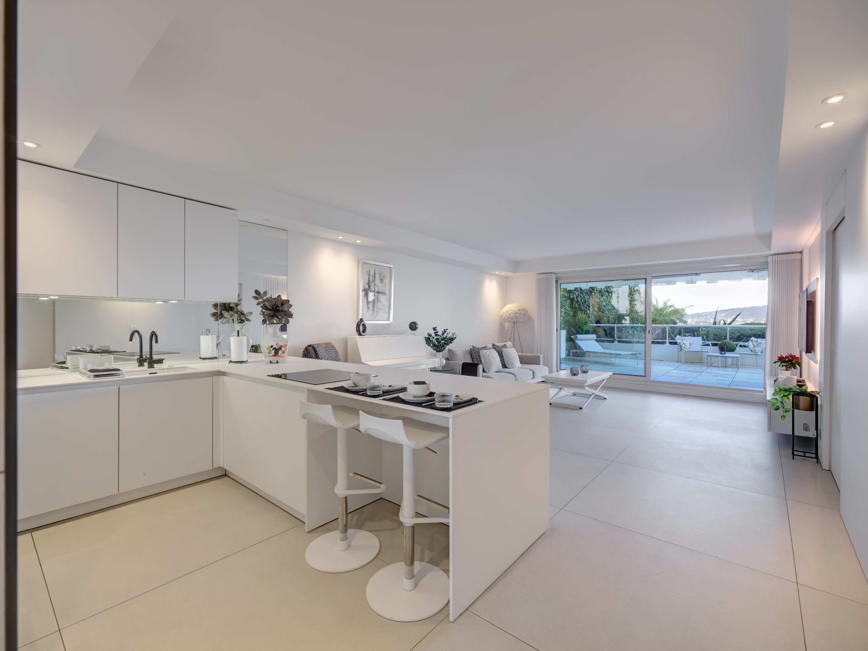  2-bed apartment with terrace and sea view in Cannes - Basse Californie - 物件實景