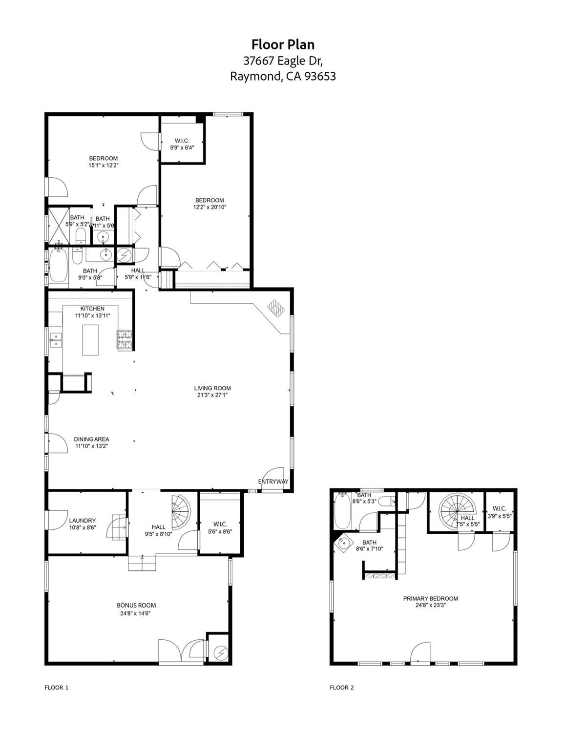 Raymond, California, 93653, United States, 3 Bedrooms Bedrooms, ,3 BathroomsBathrooms,Residential,For Sale,1977626