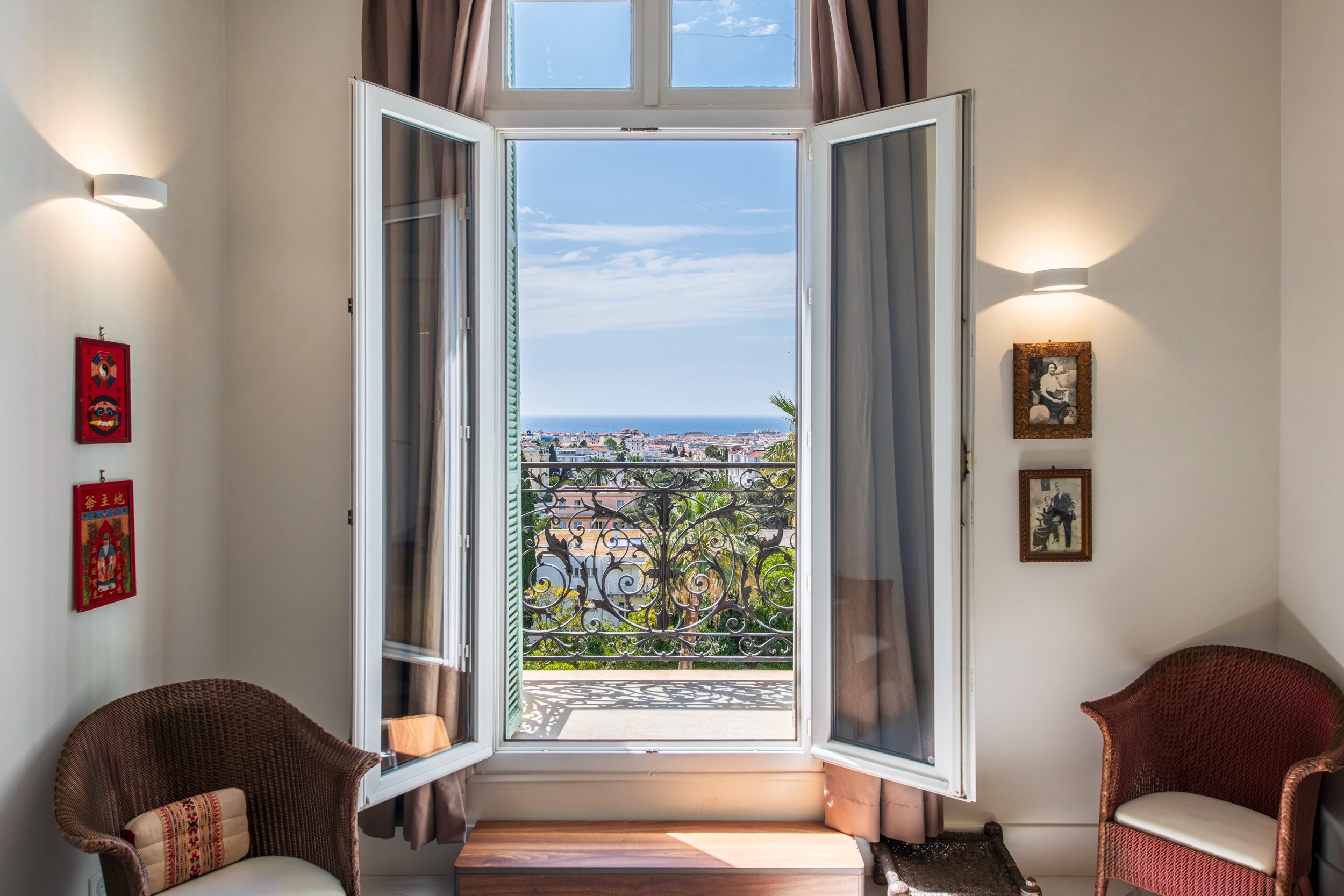  Nice Cimiez bourgeois apartment, historic building balcony open view near centre - 物件實景