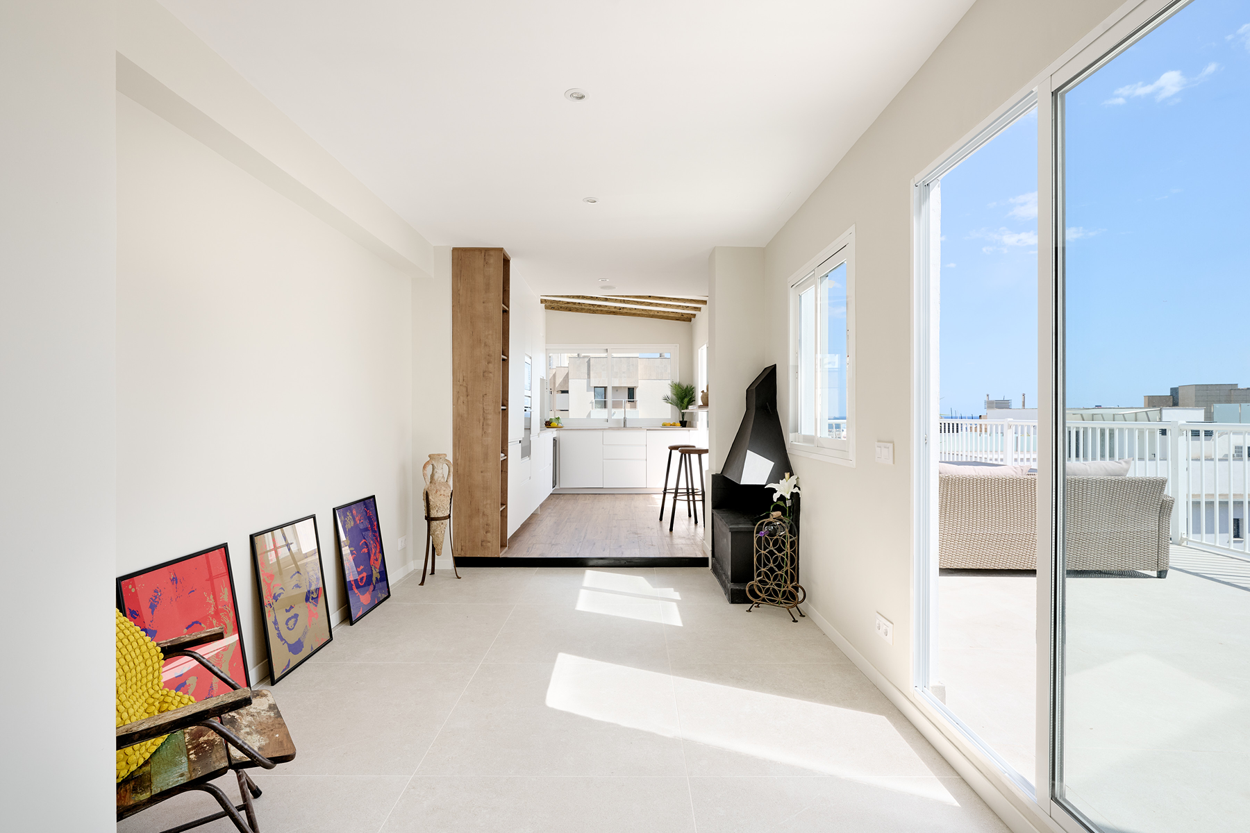  Penthouse with terrace and sea views in Santa Catalina, Palma de Mallorca - 物件實景