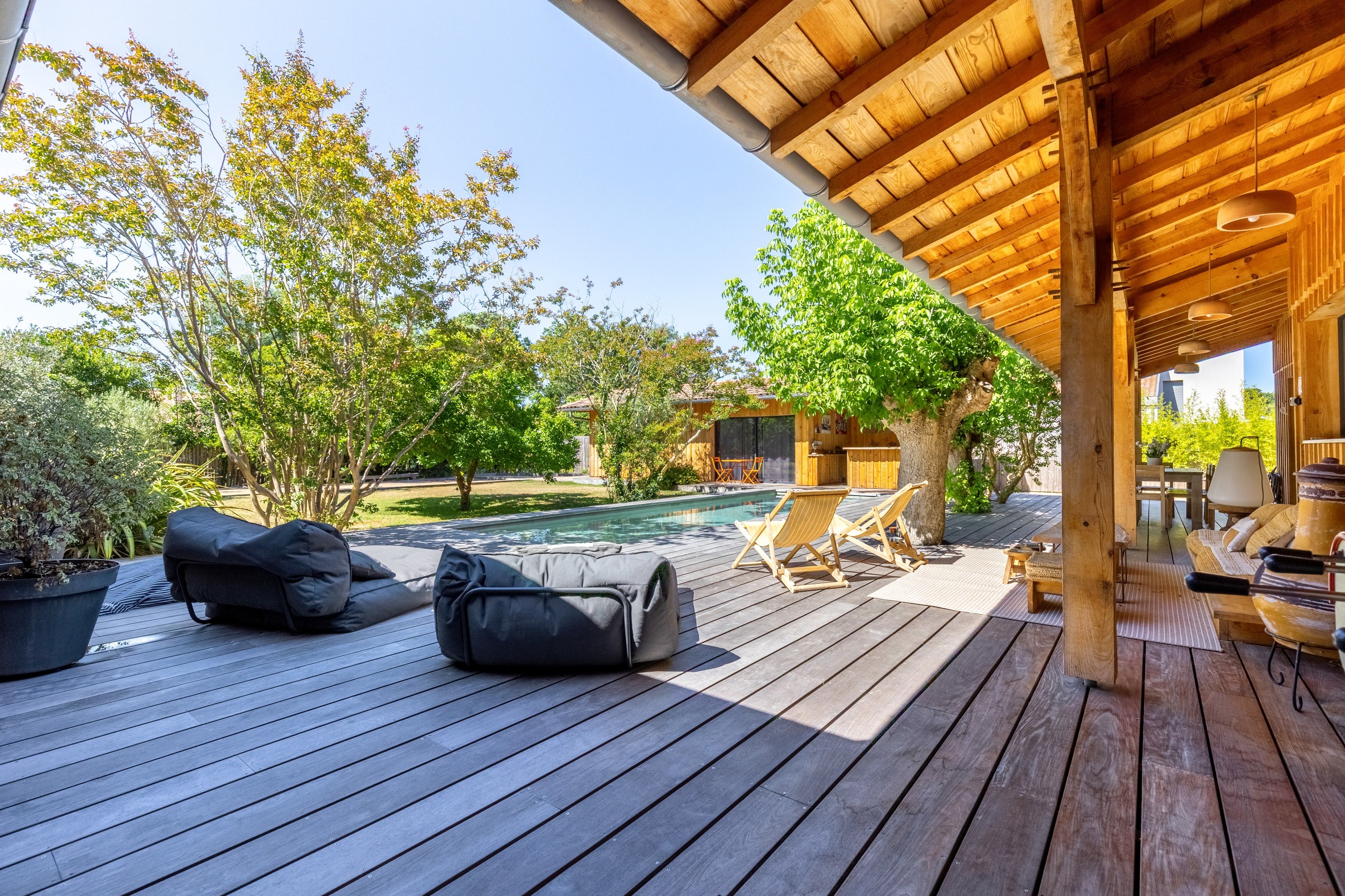  LA TESTE DE BUCH - SUBLIME WOODEN VILLA - SUPERB SWIMMING POOL - OUTBUILDING - … - 物件實景