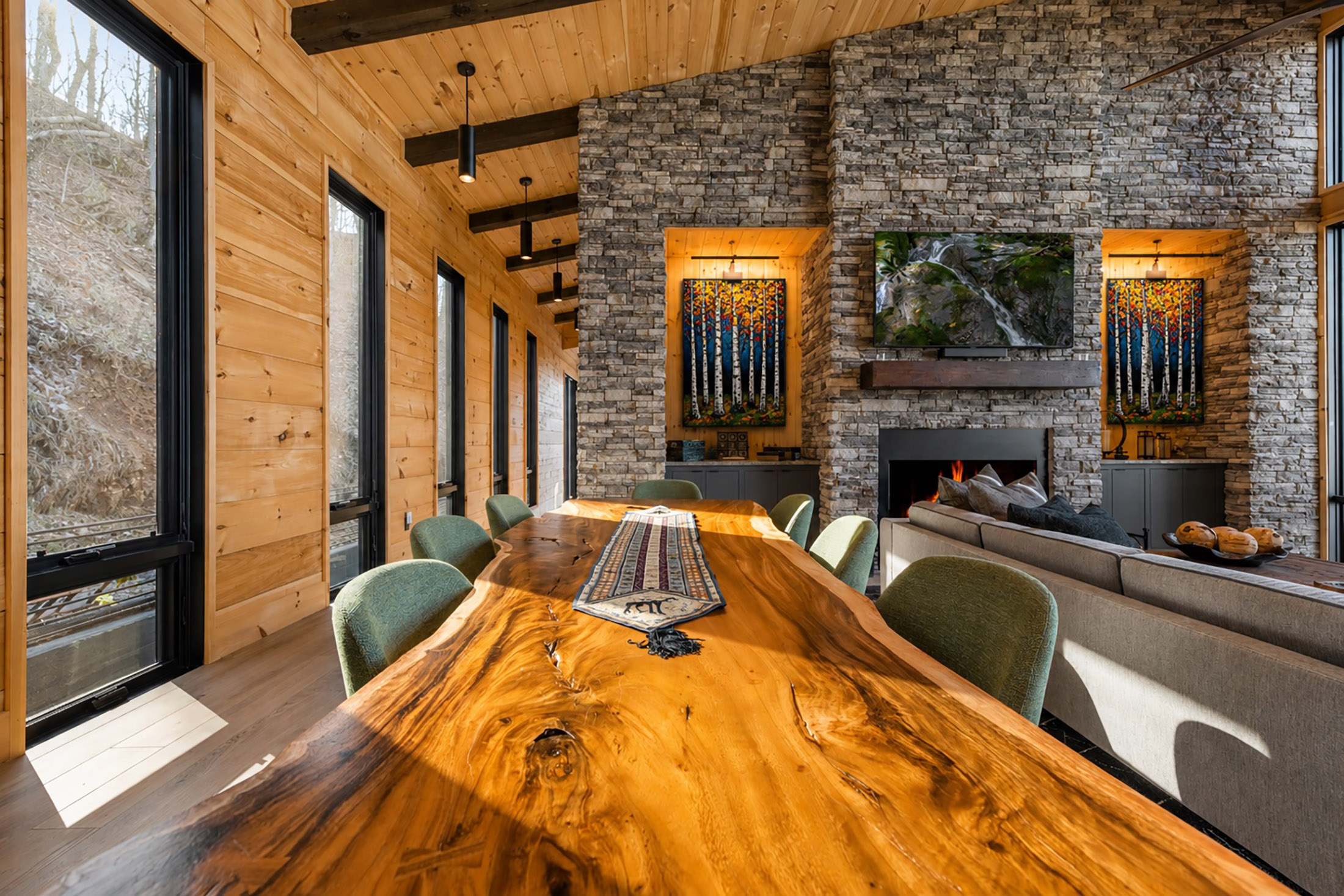  Contemporary Architectural Estate Overlooking Blue Ridge Lake - 物件實景