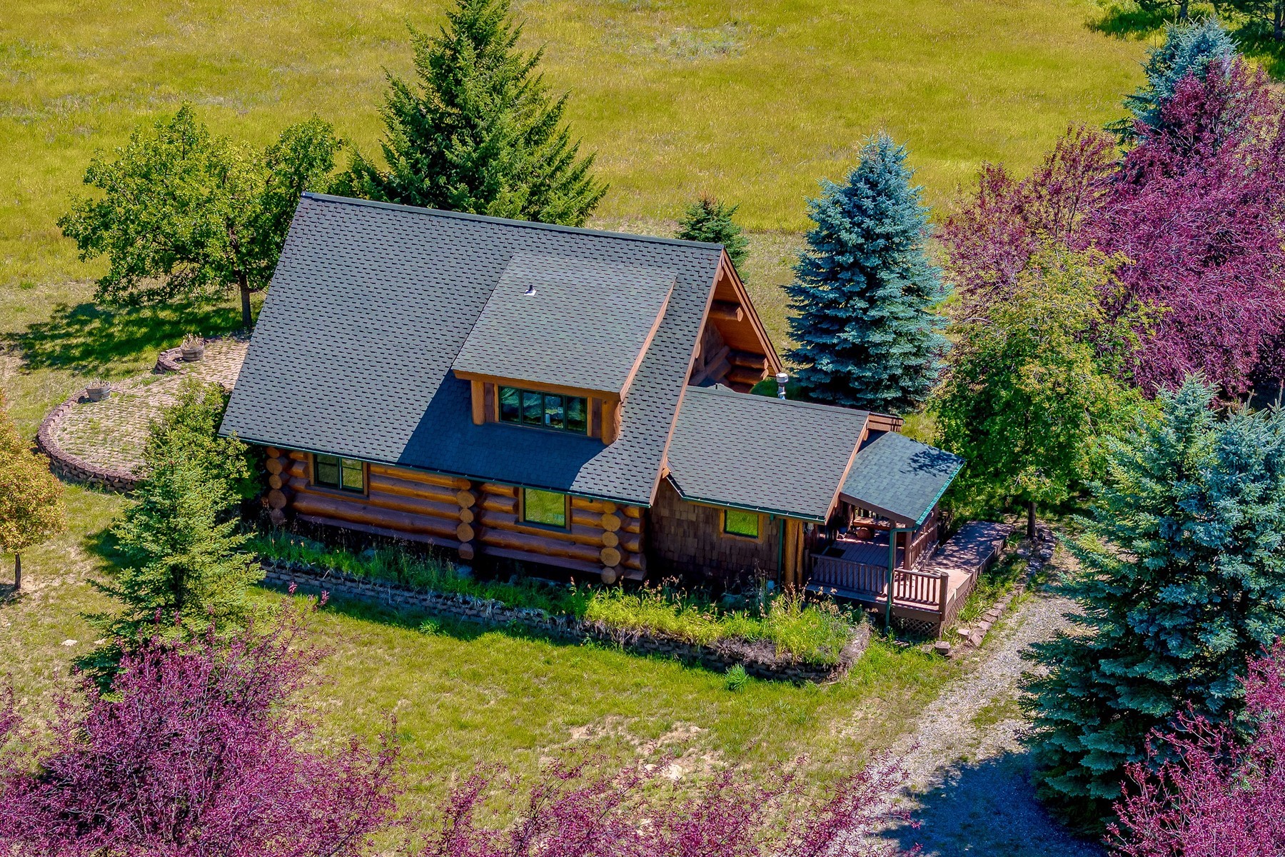  Artistic Log Home, Stunning Mountain Views - 物件實景