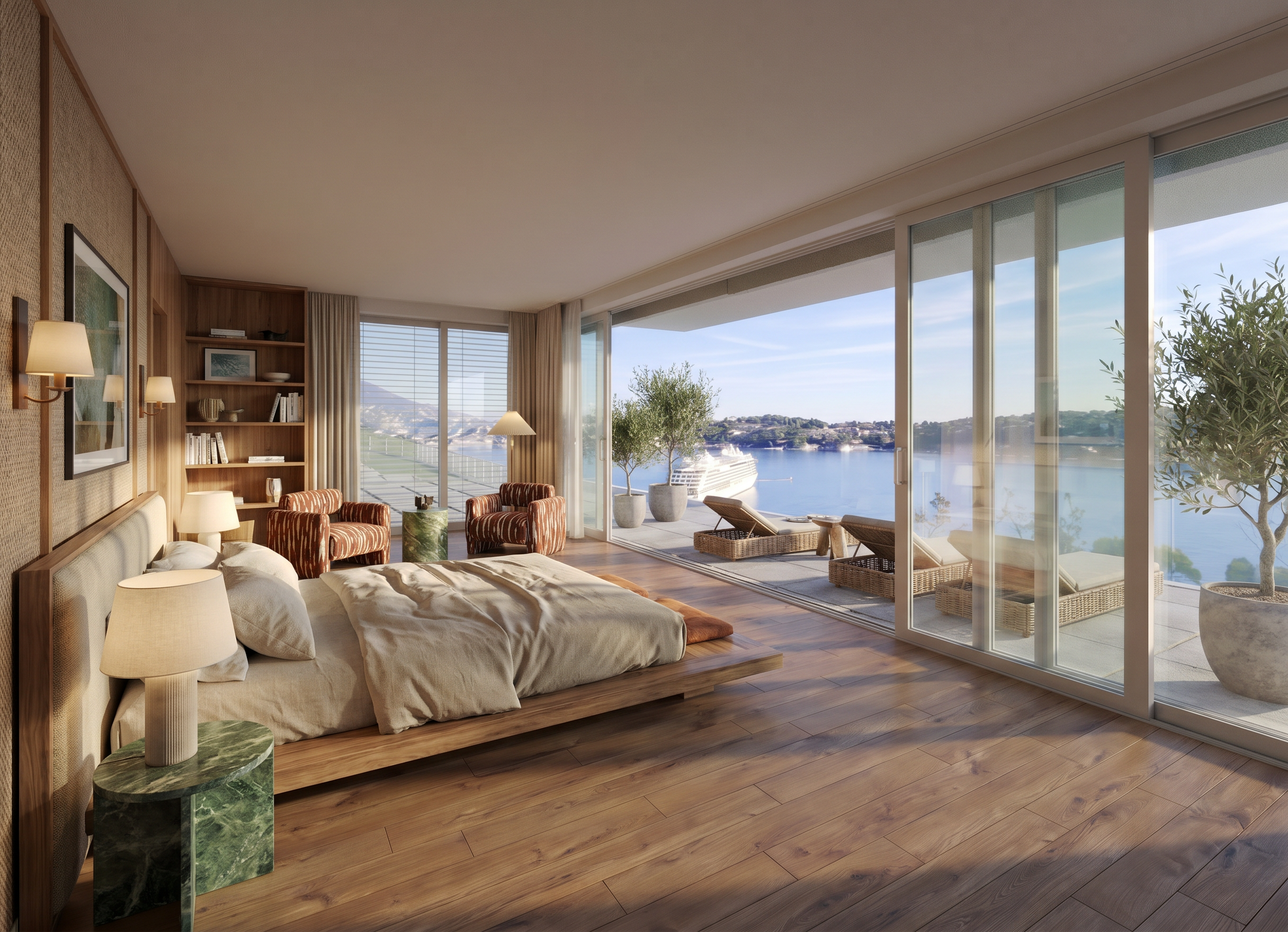 Exceptional contemporary villa with panoramic sea views in Nice Mont Boron - 物件實景
