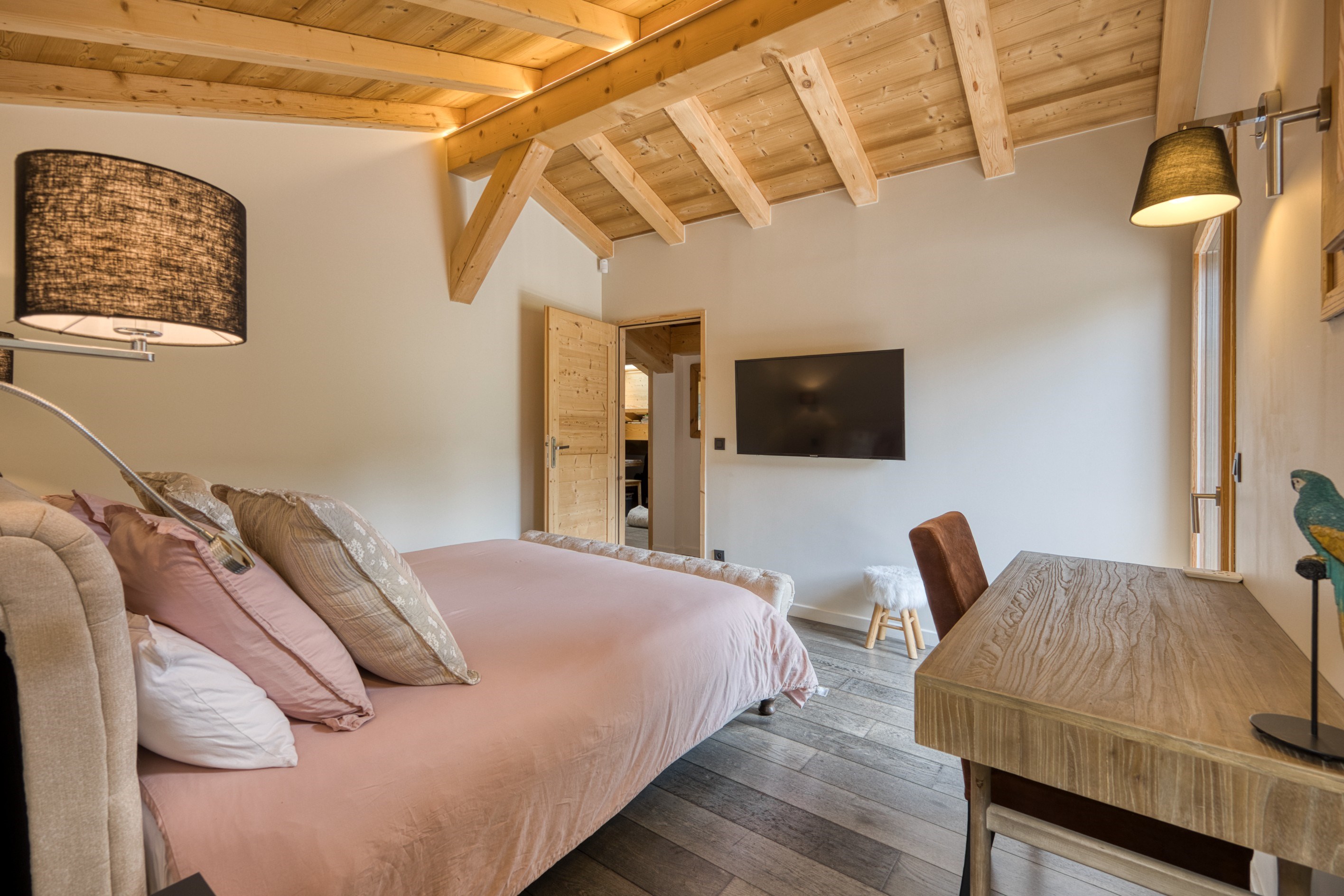  Chalet Éminence - Panoramic view in Saint-Gervais-les-Bains - 物件實景