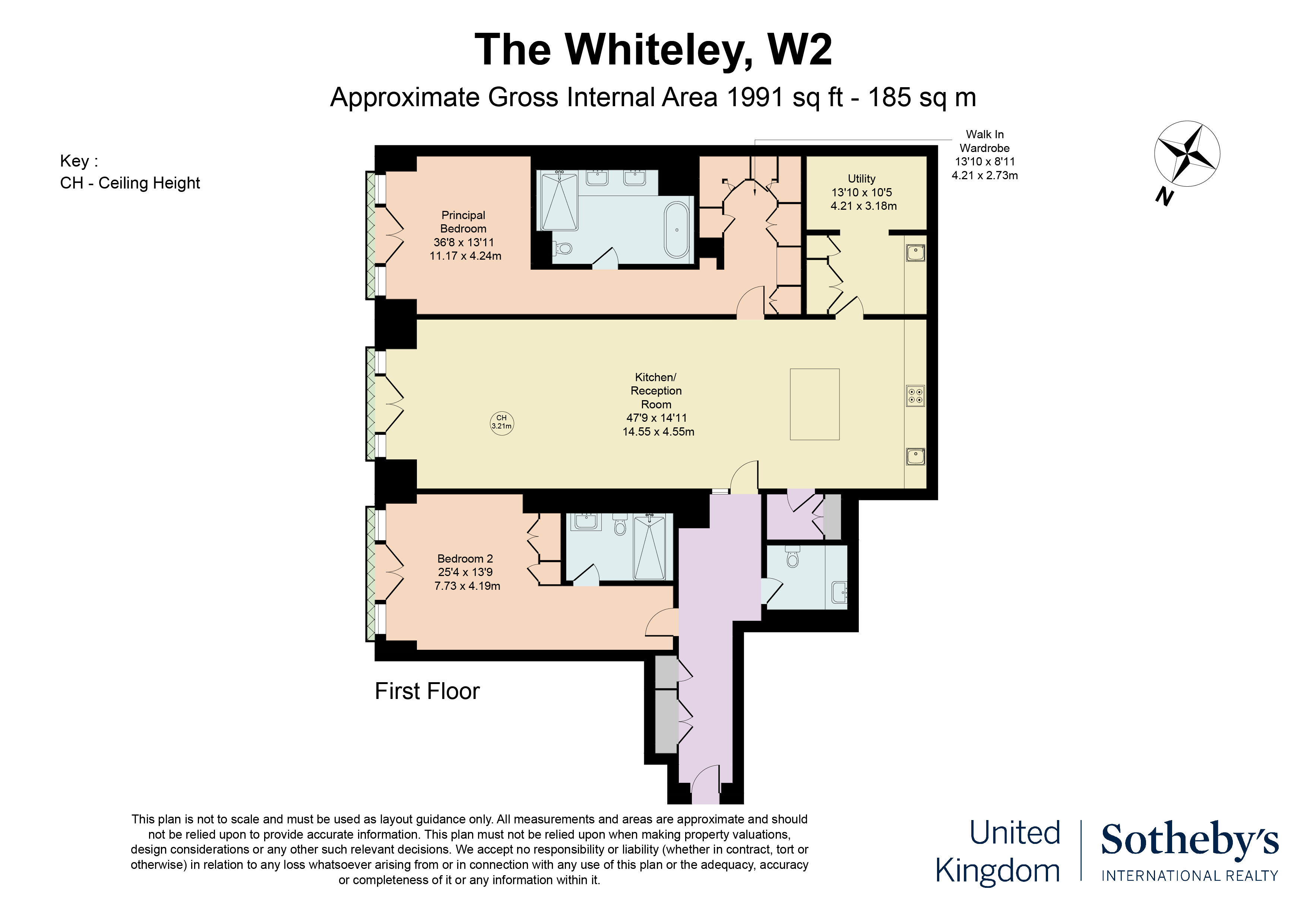  Chic Two-Bedroom Flat at The Whiteley - 物件實景