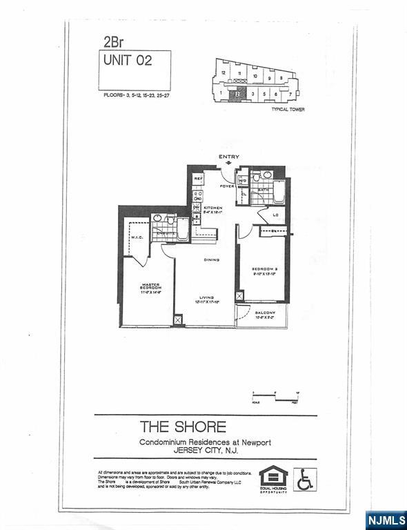 Jersey City, New Jersey, 07310, United States, 2 Bedrooms Bedrooms, ,2 BathroomsBathrooms,Residential,For Sale,1868291