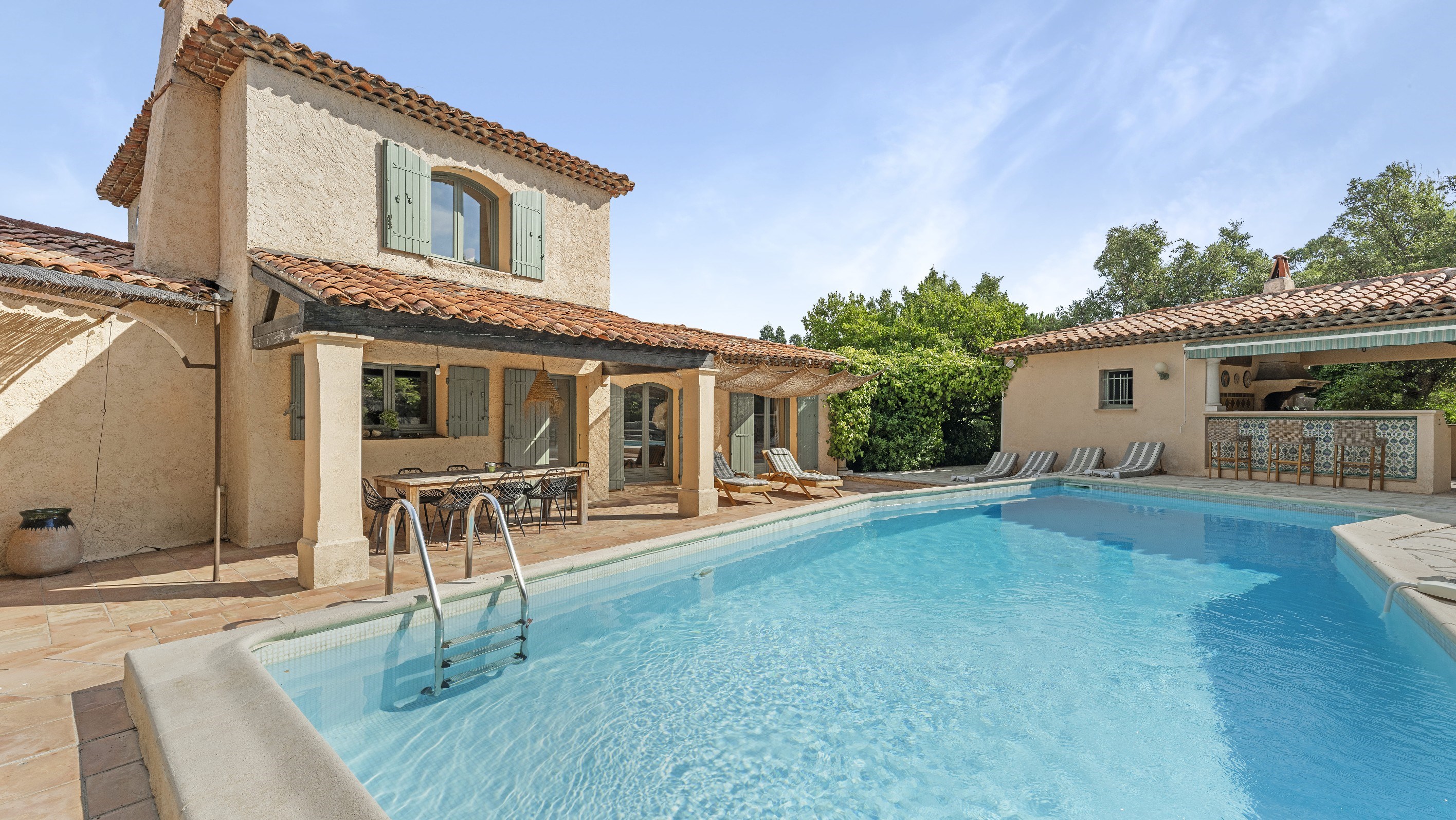  Provençal villa with heated pool for sale in La Croix-Valmer, near Gigaro - 物件實景