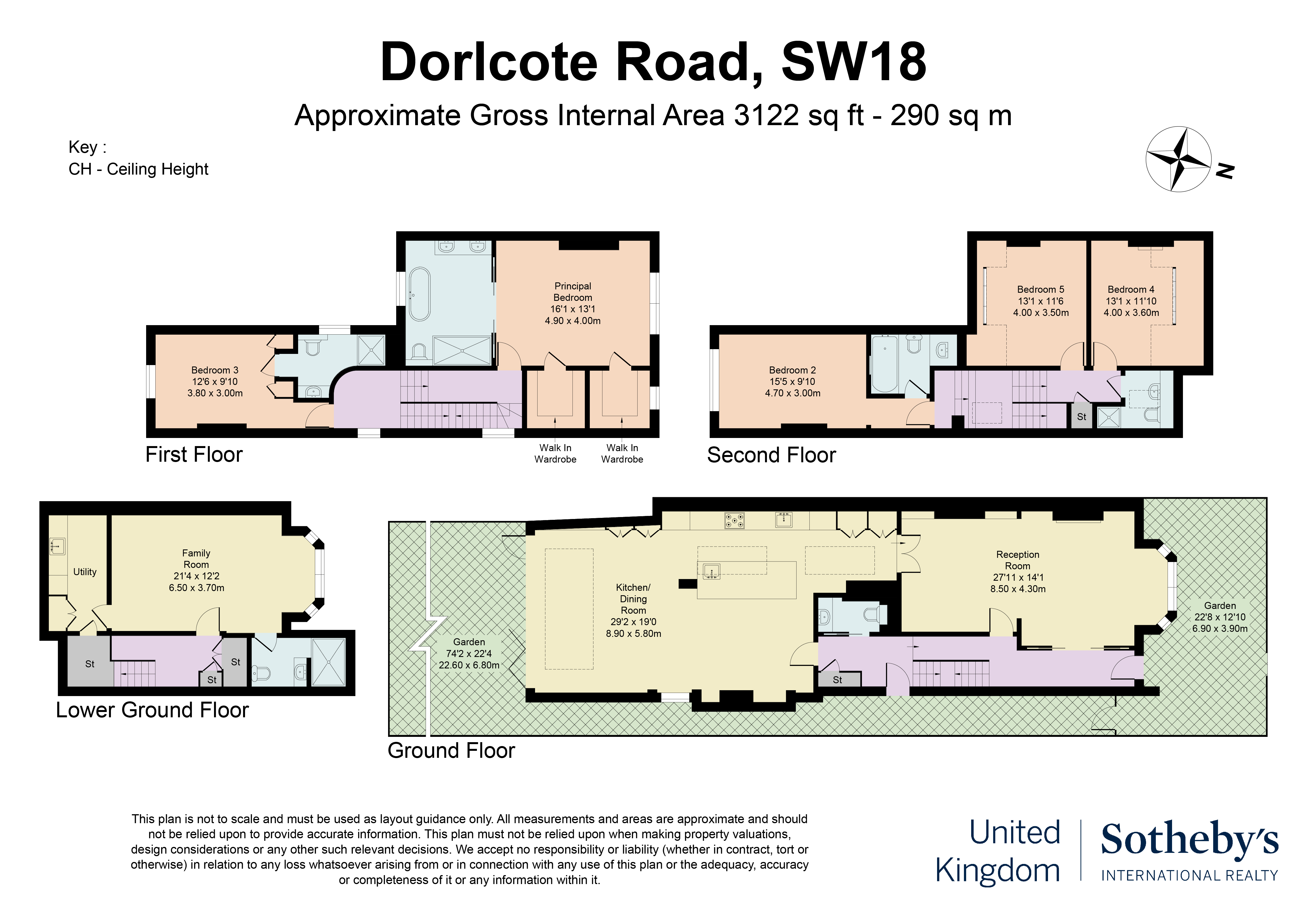  A five-bedroom family house with park views and a generous garden in Wandsworth - 物件實景
