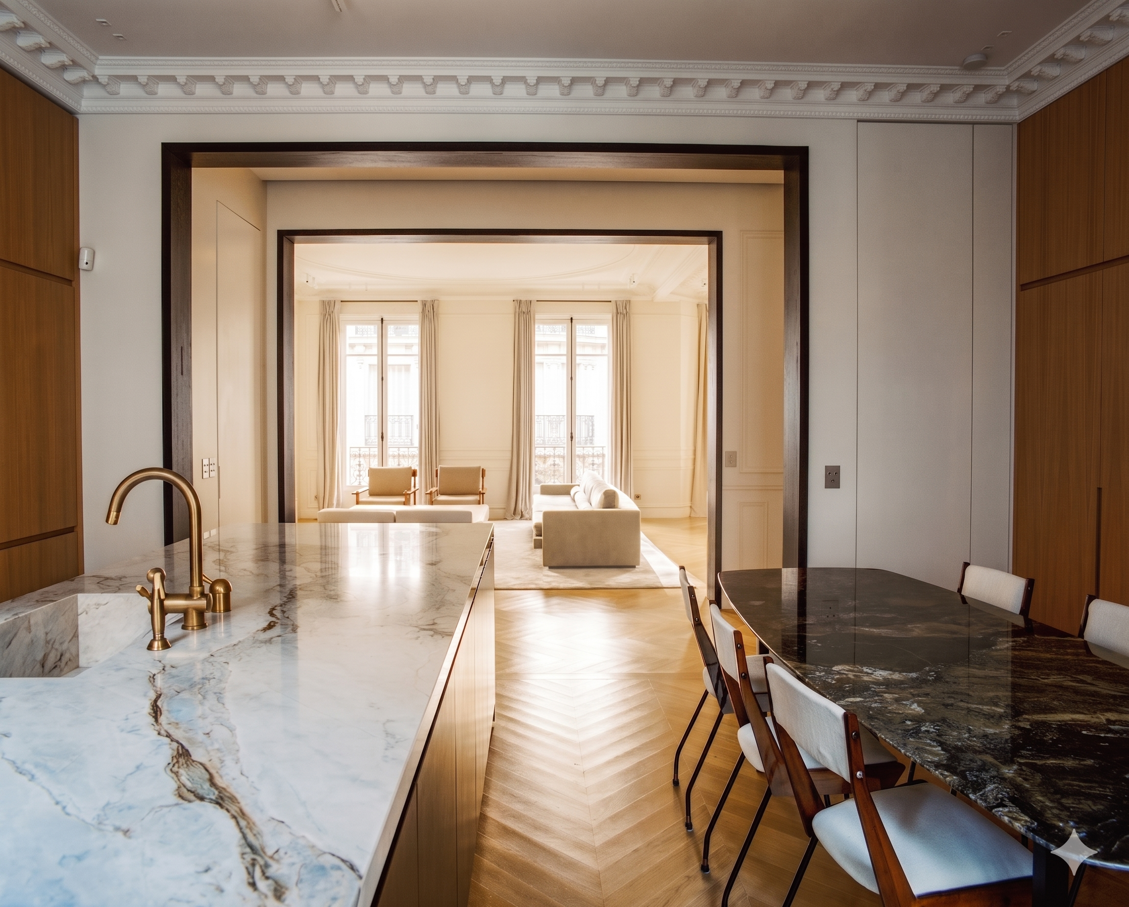  A magnificent Haussmann-style apartment renovated by a renowned architect - 物件實景