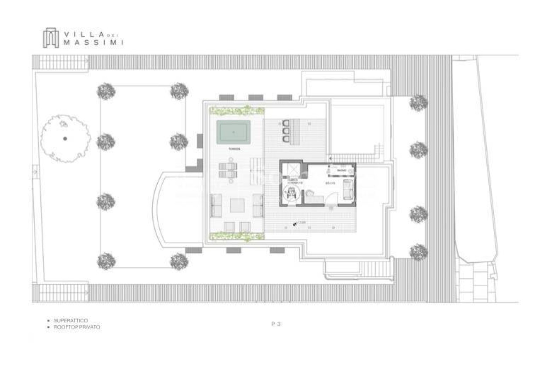  Penthouse in Villa dei Massimi – Balduina - 物件實景