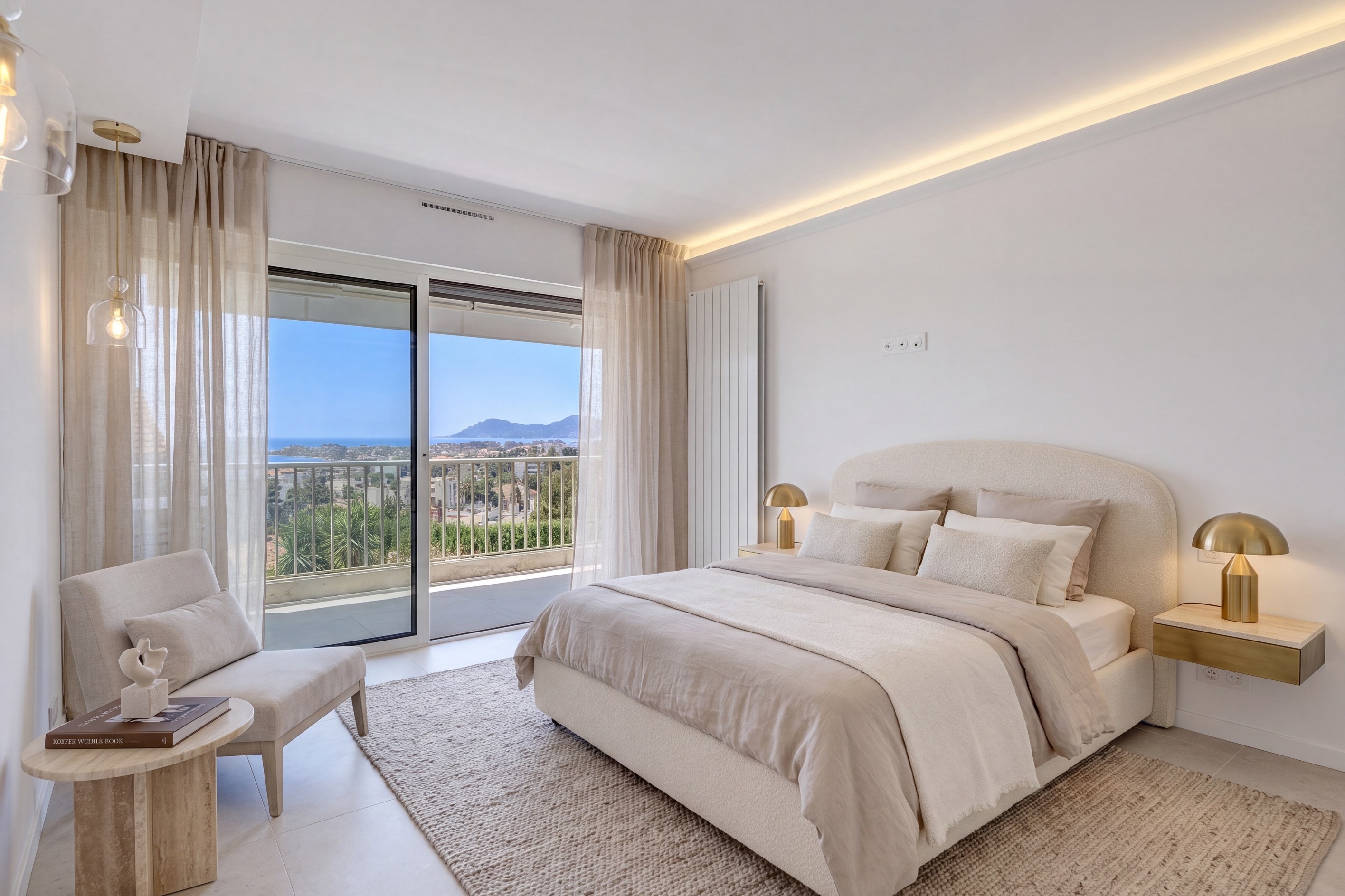  Luxury sea view apartment for sale in Cannes Californie - 物件實景