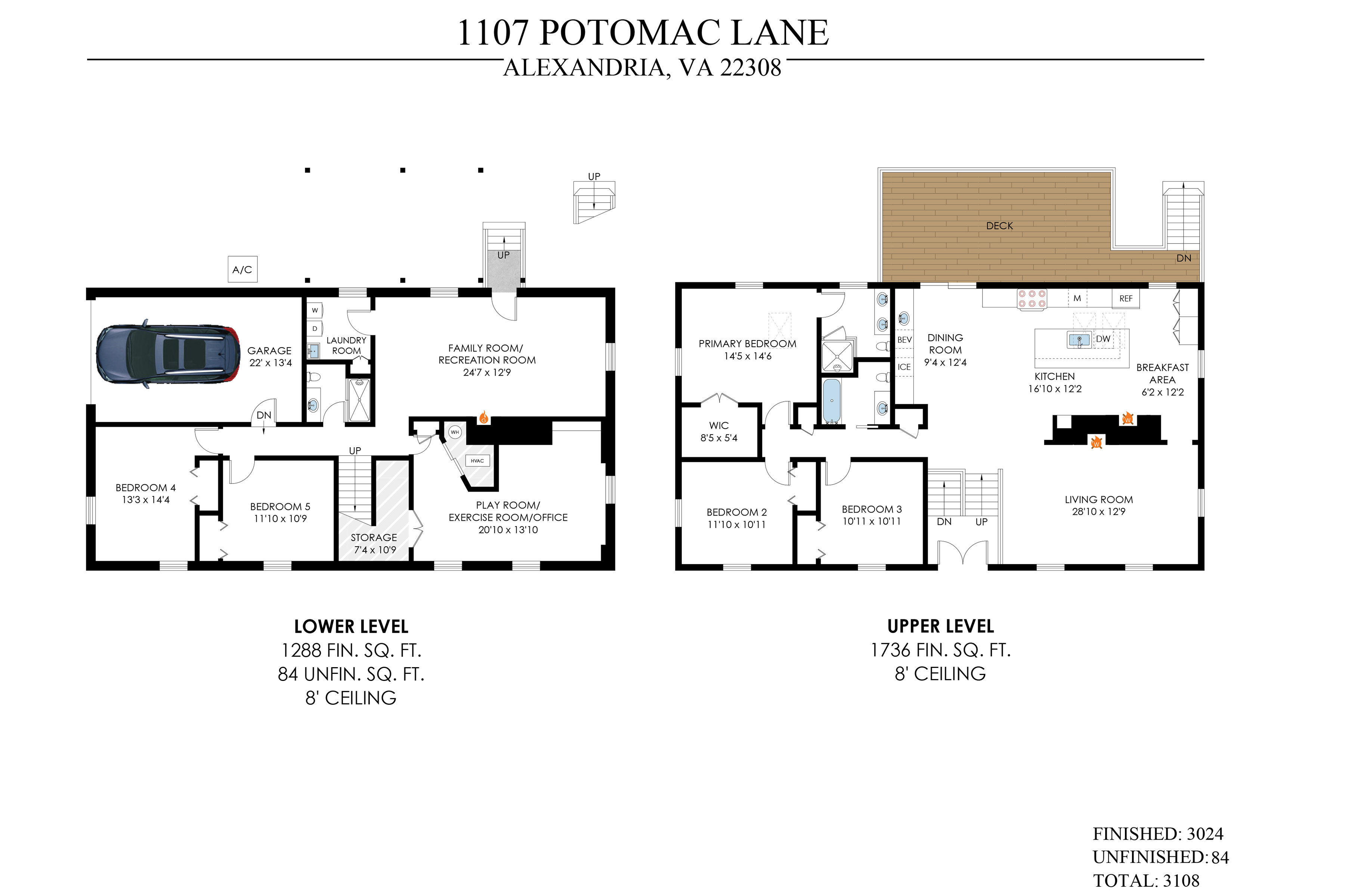  1107 Potomac Lane, Alexandria, VA, 22308 - 物件實景