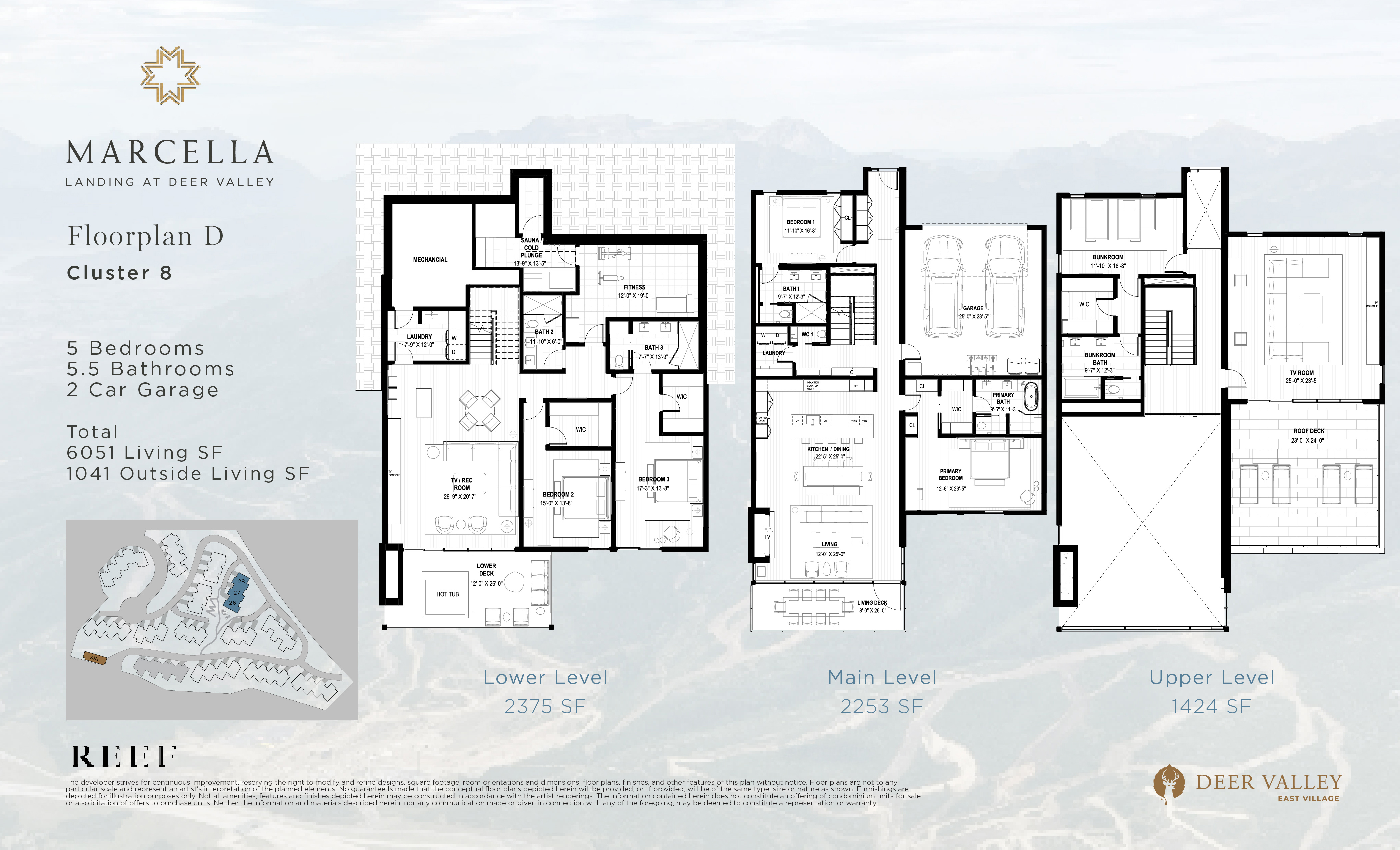  Large Townhome with Marcella Ski and Golf Membership - 物件實景