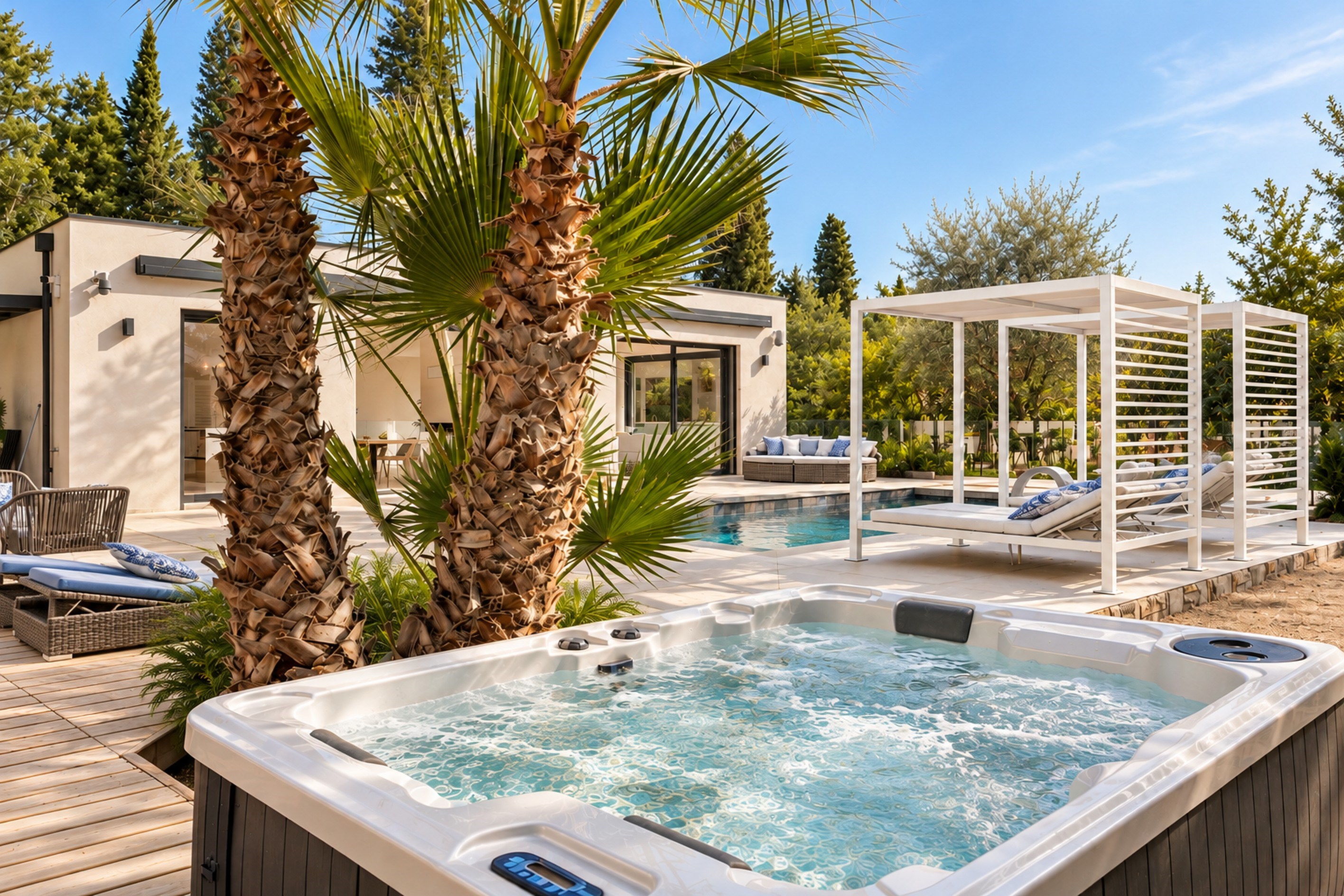  Prestigious contemporary villa with pool near Valbonne - 物件實景