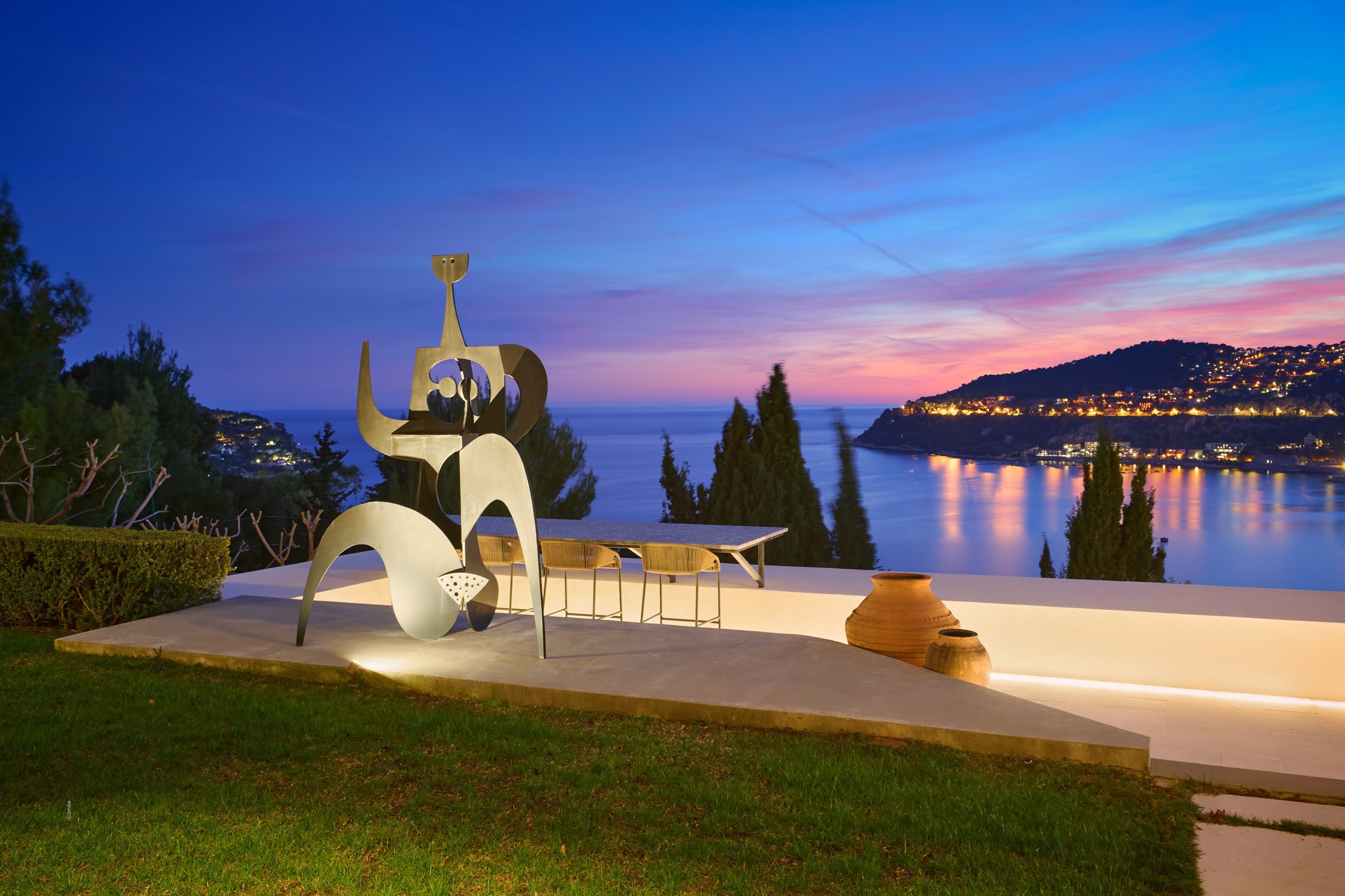  Villefranche-sur-Mer contemporary estate with panoramic sea views over the bay - 物件實景