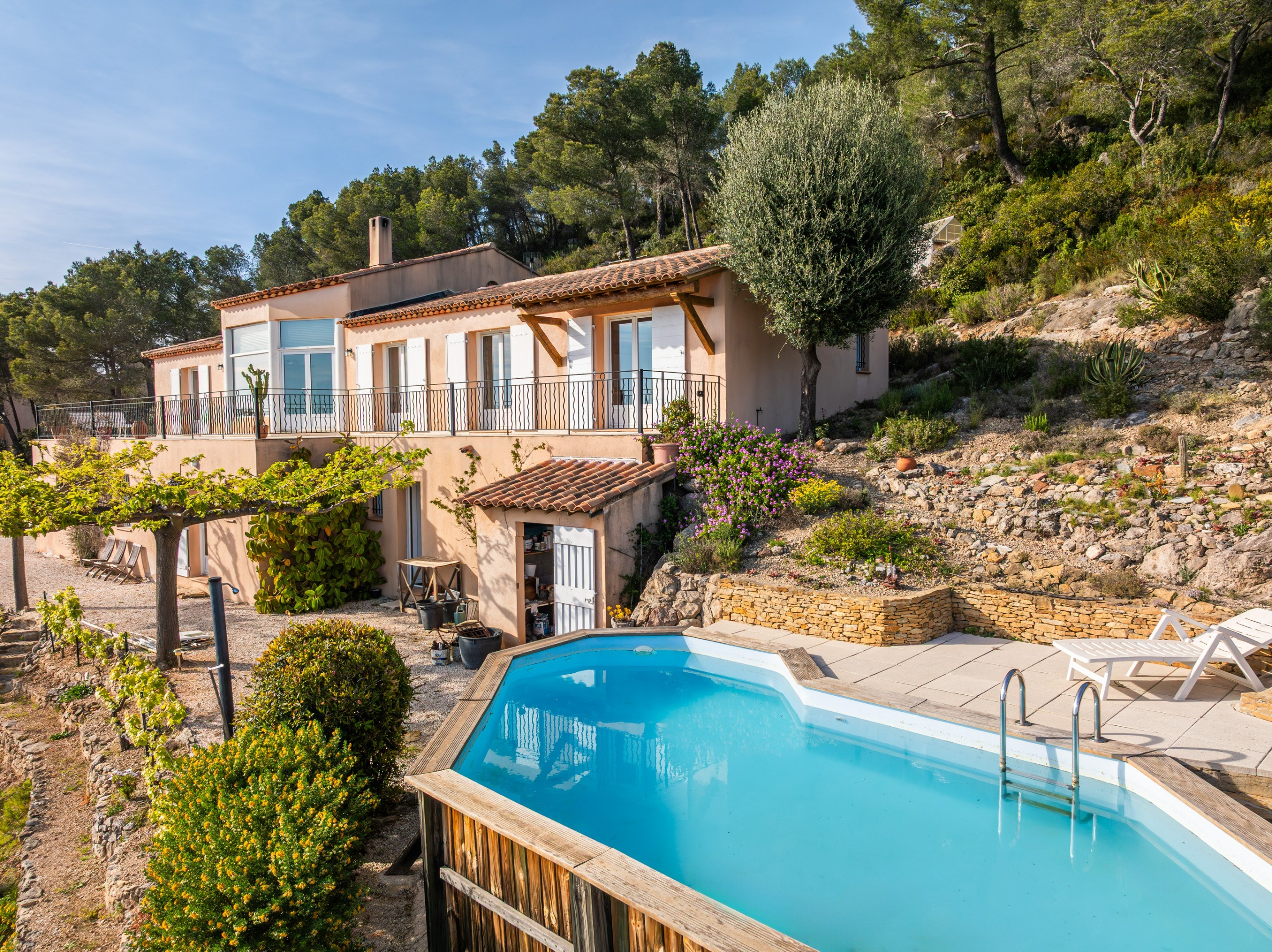  La Cadière d’Azur – Elevated Villa with Exceptional Panoramic Views - 物件實景