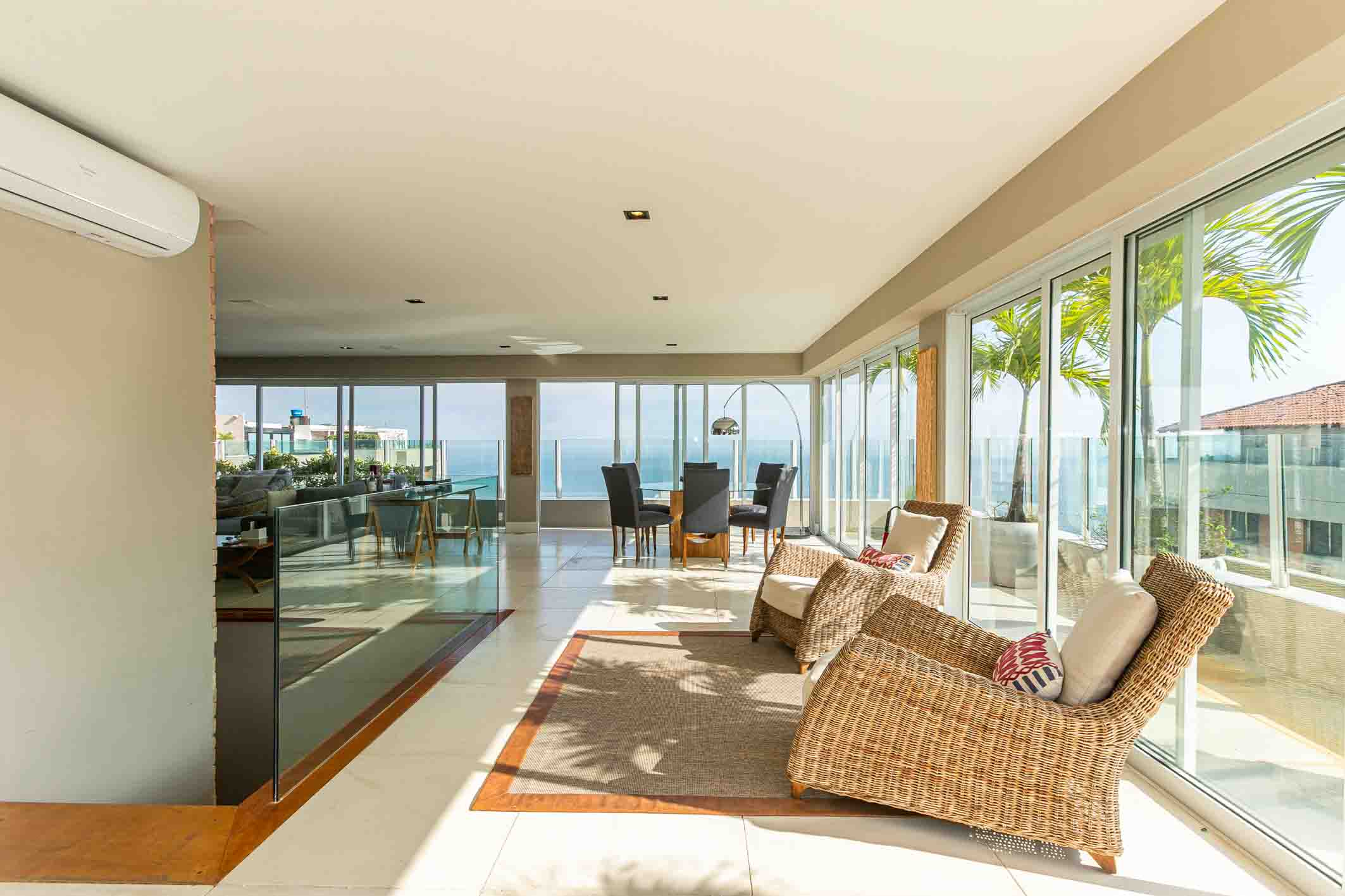  Duplex penthouse with ocean views in São Conrado - 物件實景