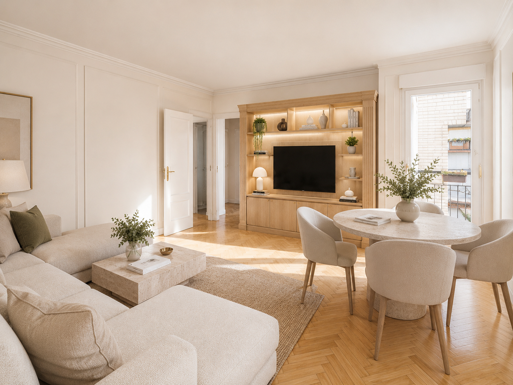  Very bright two-bedroom flat in Trafalgar - 物件實景