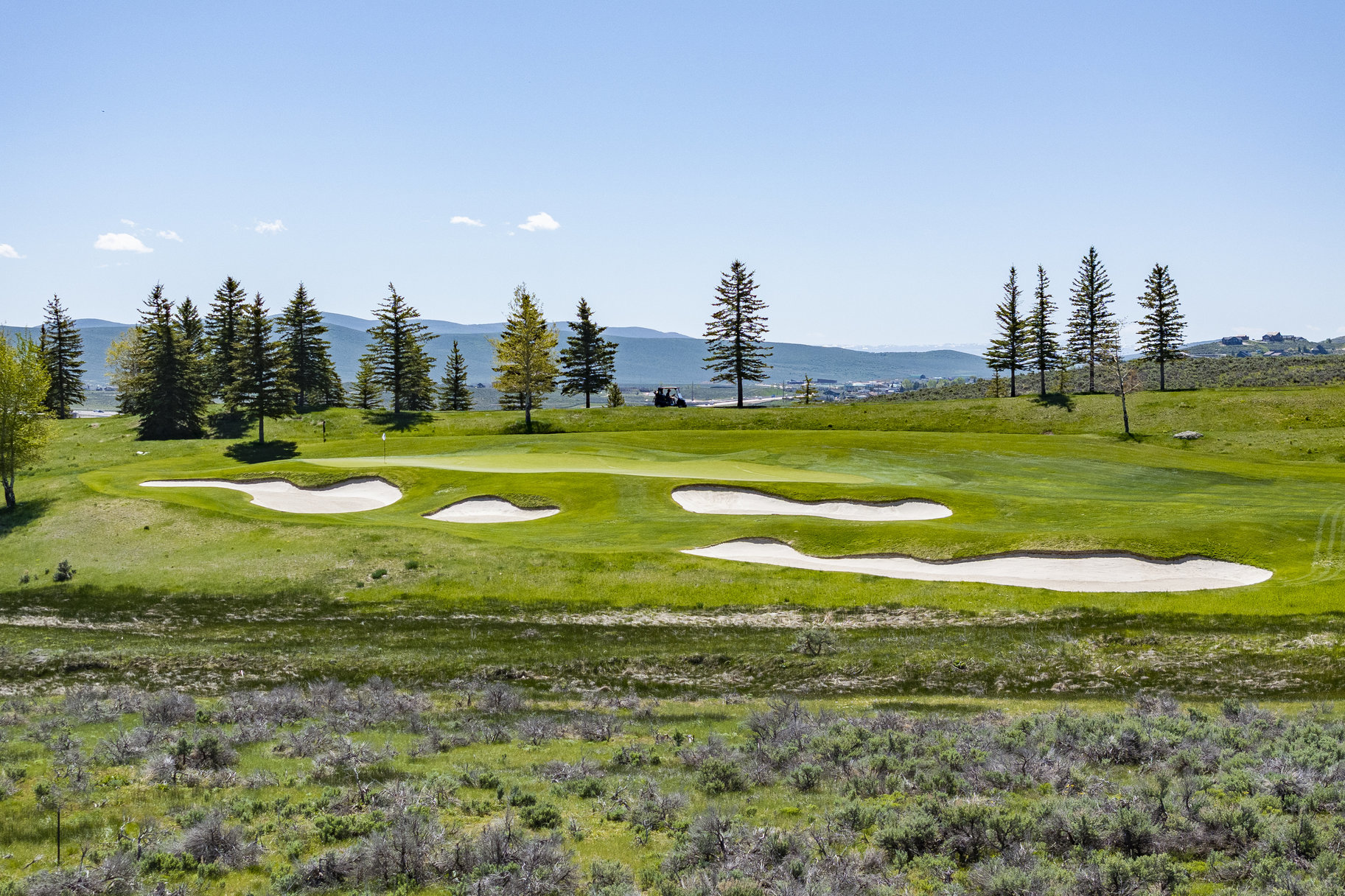  South-facing, Flat Lot on the 4th Green at Glenwild with Ski Resort Views - 物件實景