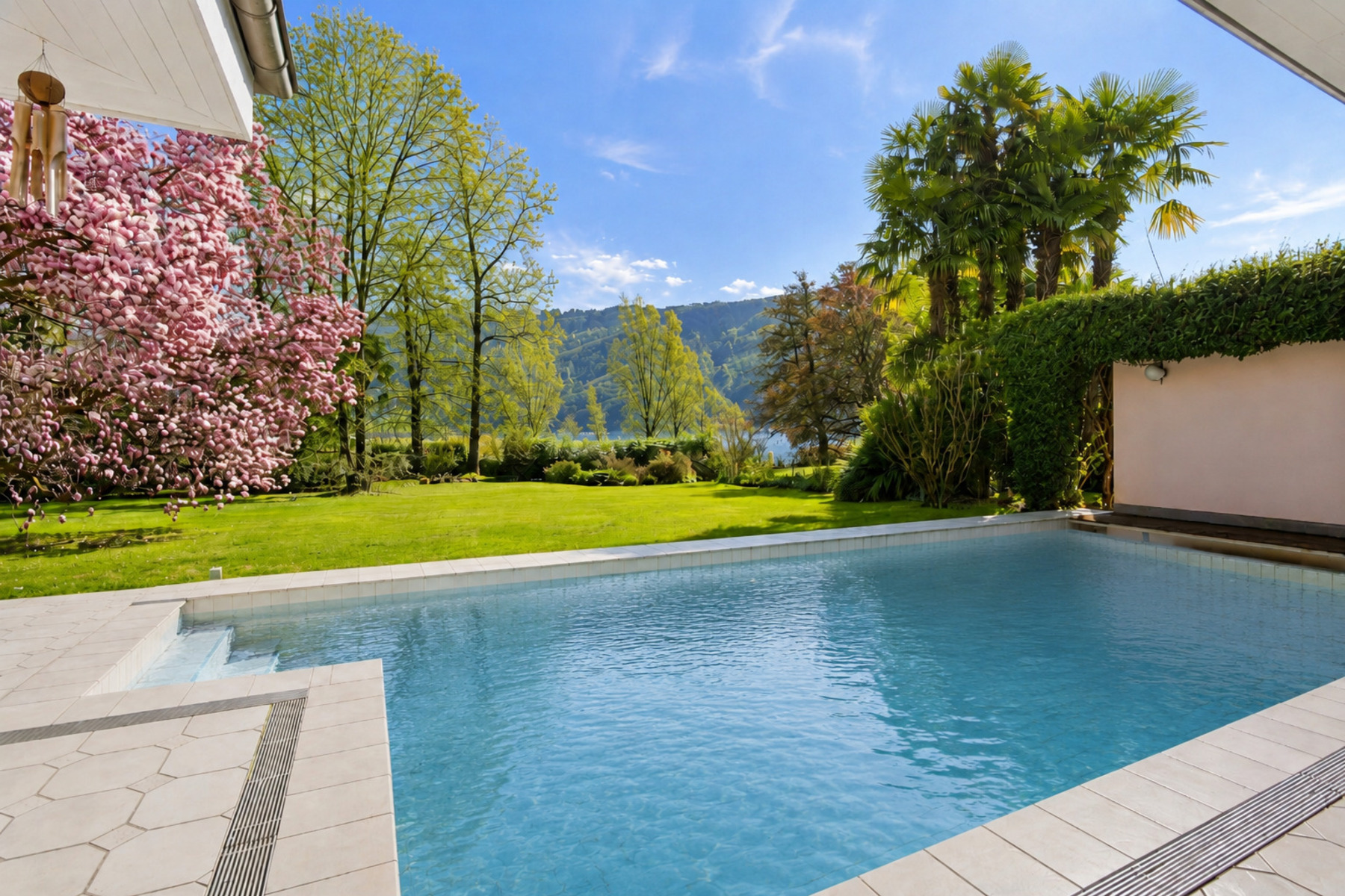  Villa Magnolia: Gorgeous Lakefront Villa in Magliaso - 物件實景