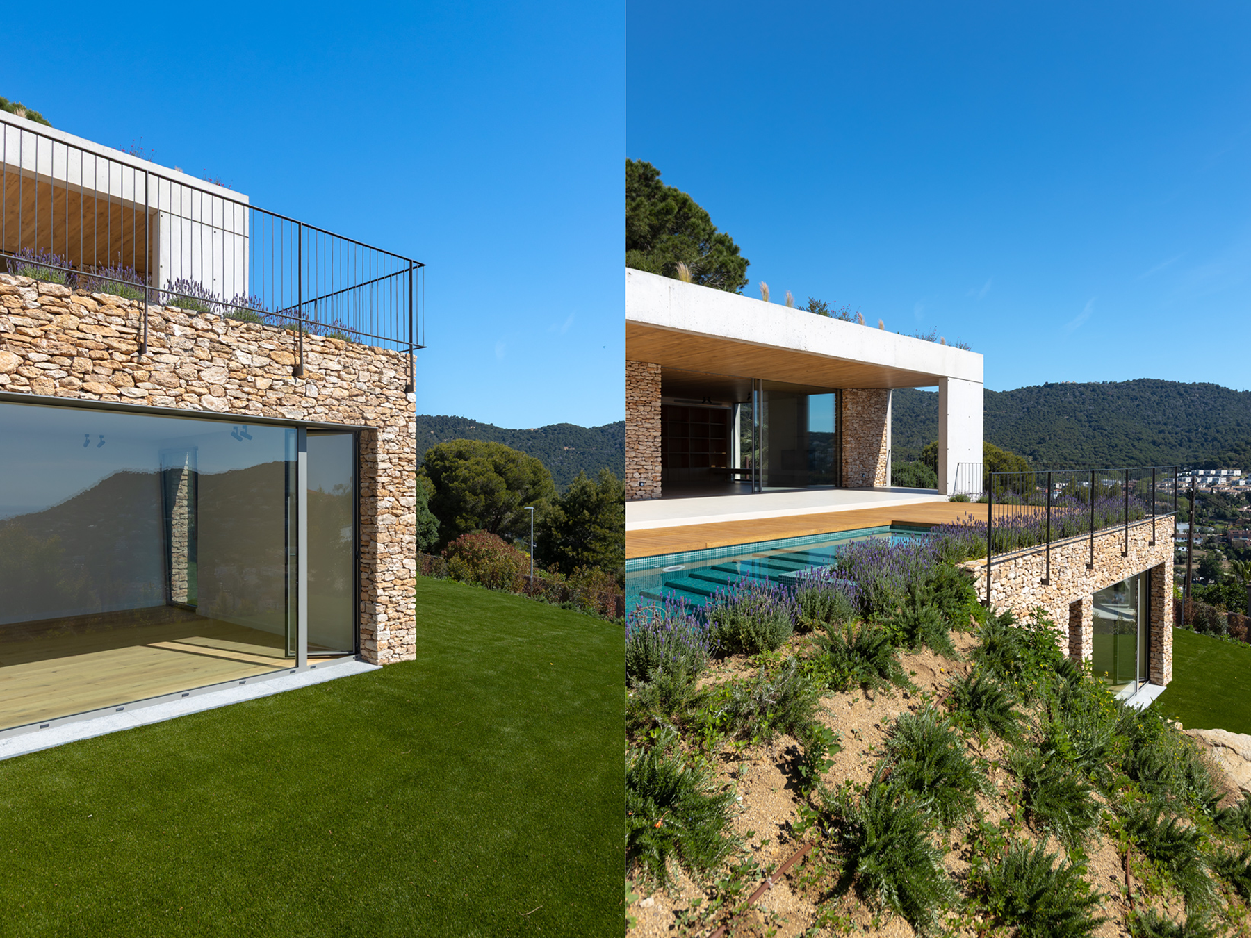  Spectacular new contemporary house with sea views in Cabrils - 物件實景