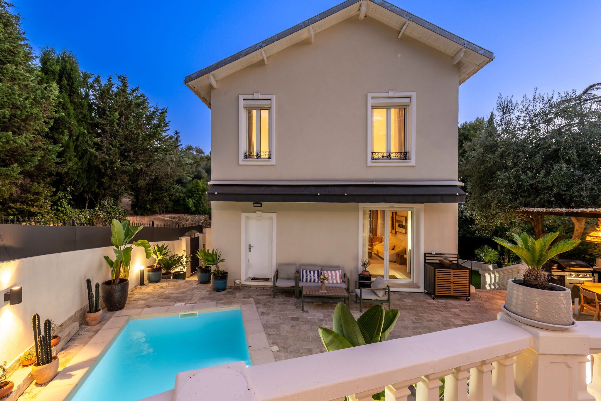  Cannes renovated villa pool 4 bedroom quiet residential area near Croisette Fre… - 物件實景