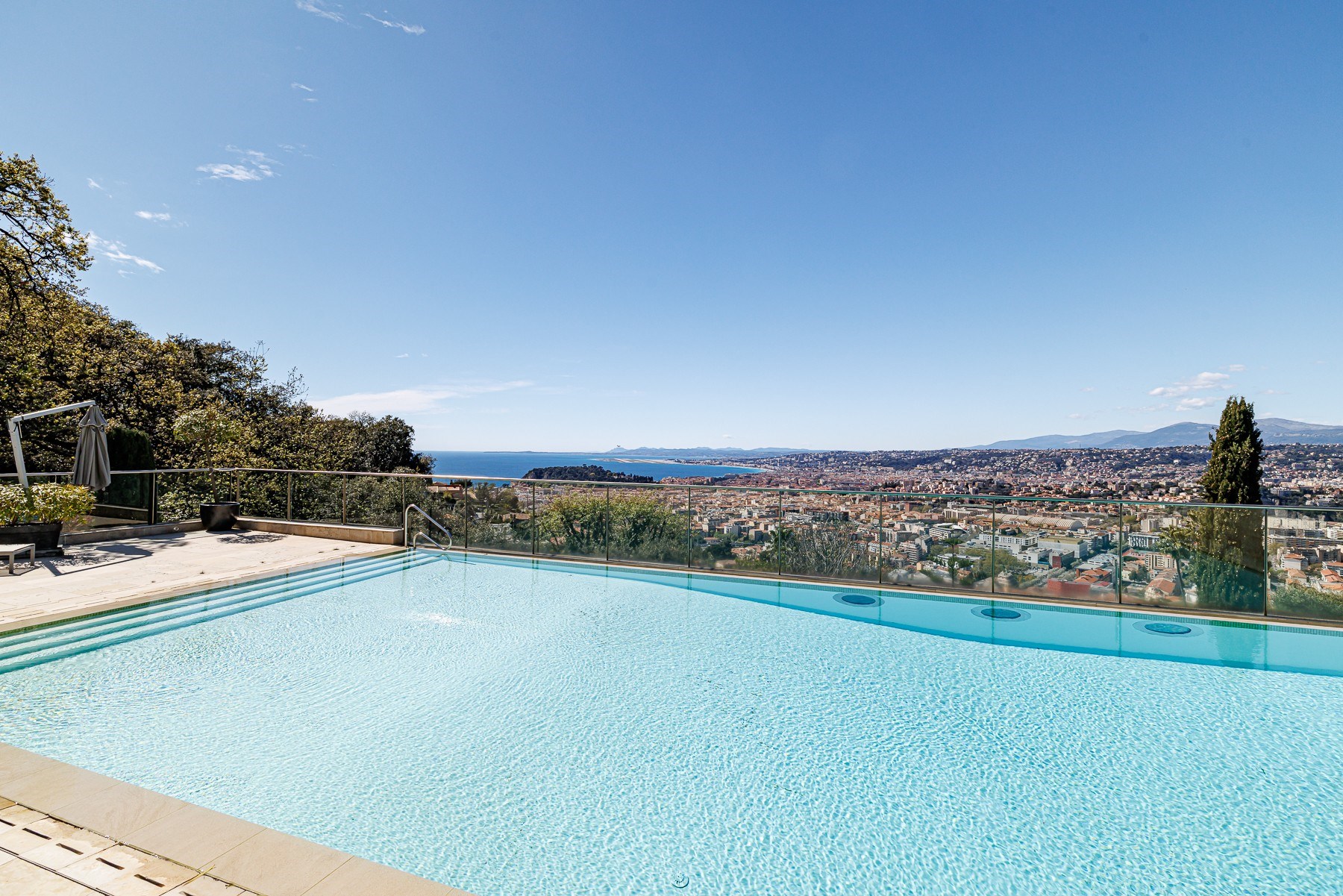  Nice sea view apartment panoramic terrace residence with pool 4 rooms French Ri… - 物件實景