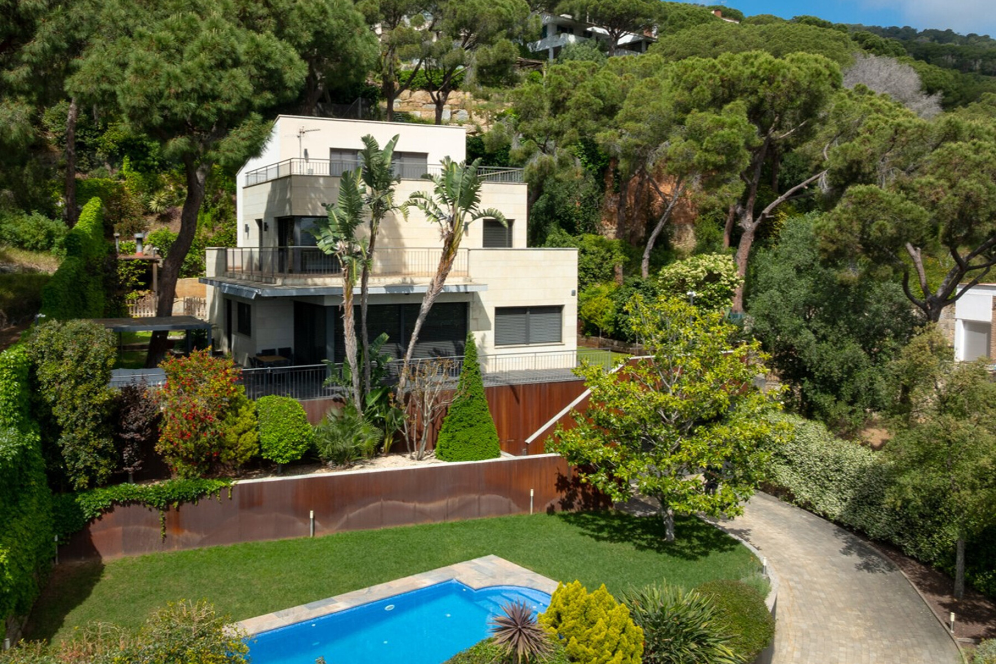  Modern townhouse with sea views and lots of privacy in Premià de Dalt - 物件實景