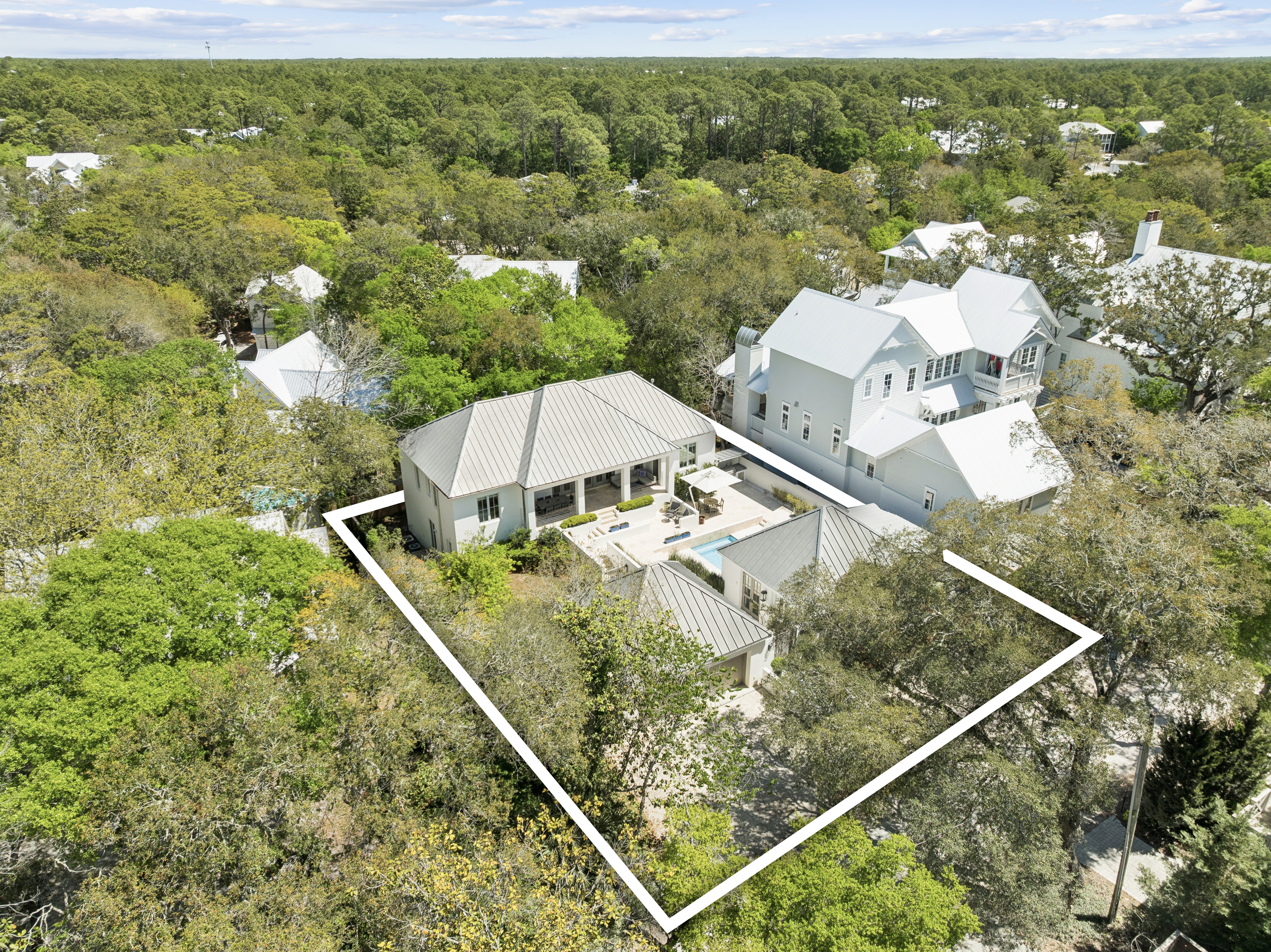  Private Beachside Compound Steps From Seaside, Florida - 物件實景