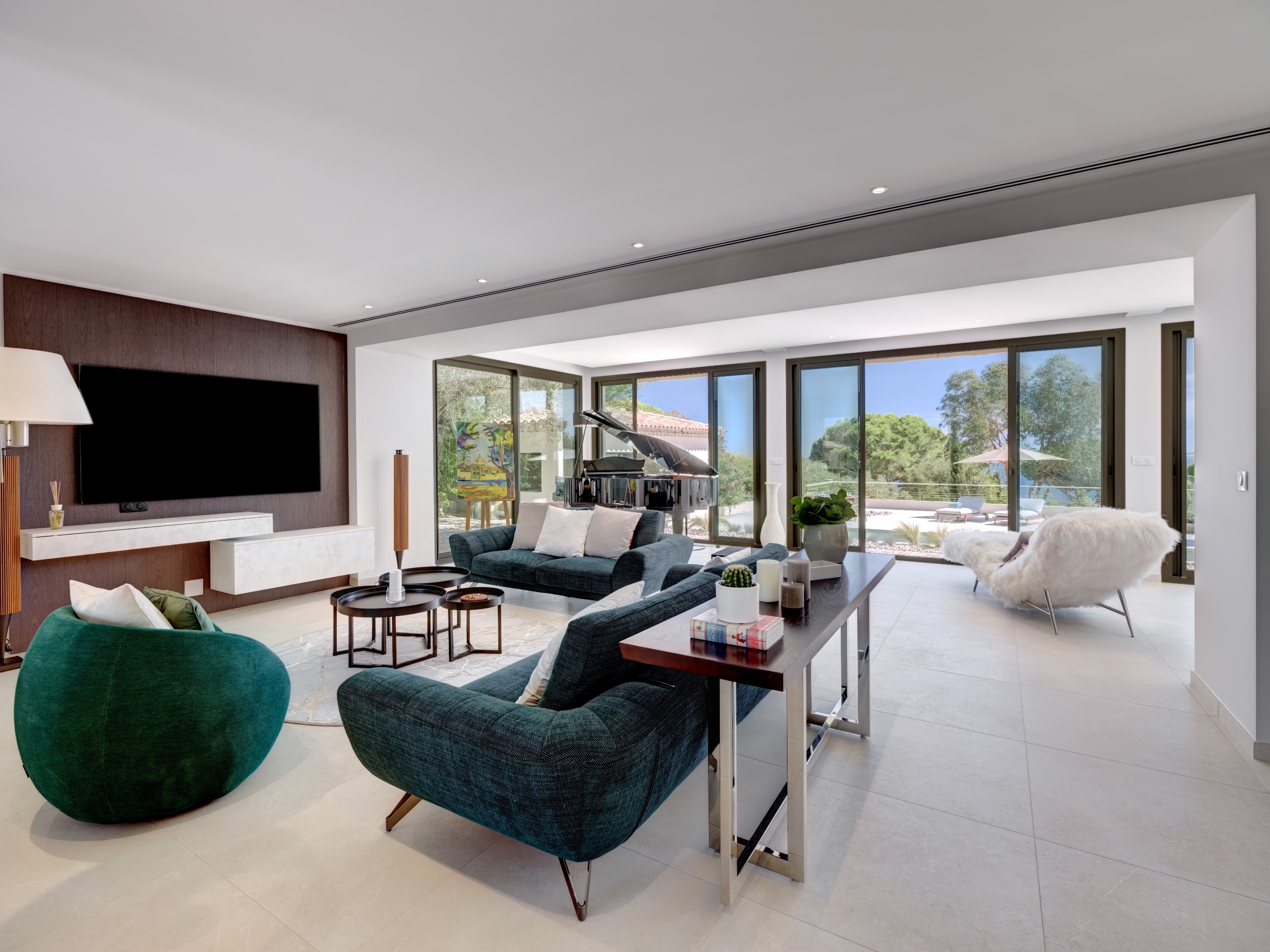  Renovated villa with sea view for sale in Super Cannes Vallauris - 物件實景