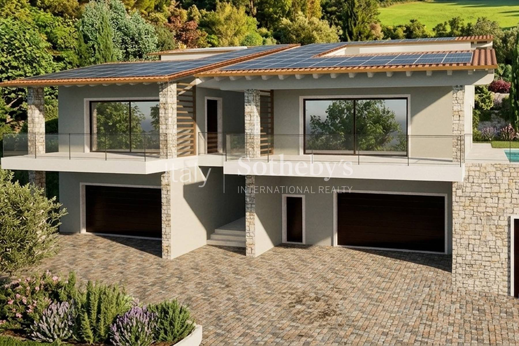  Hillside Villa on Lake Garda with Private Garden and pool - 物件實景