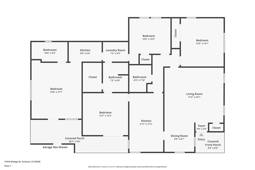 Fontana, California, 92336, United States, 4 Bedrooms Bedrooms, ,1 BathroomBathrooms,Residential,For Sale,2008784